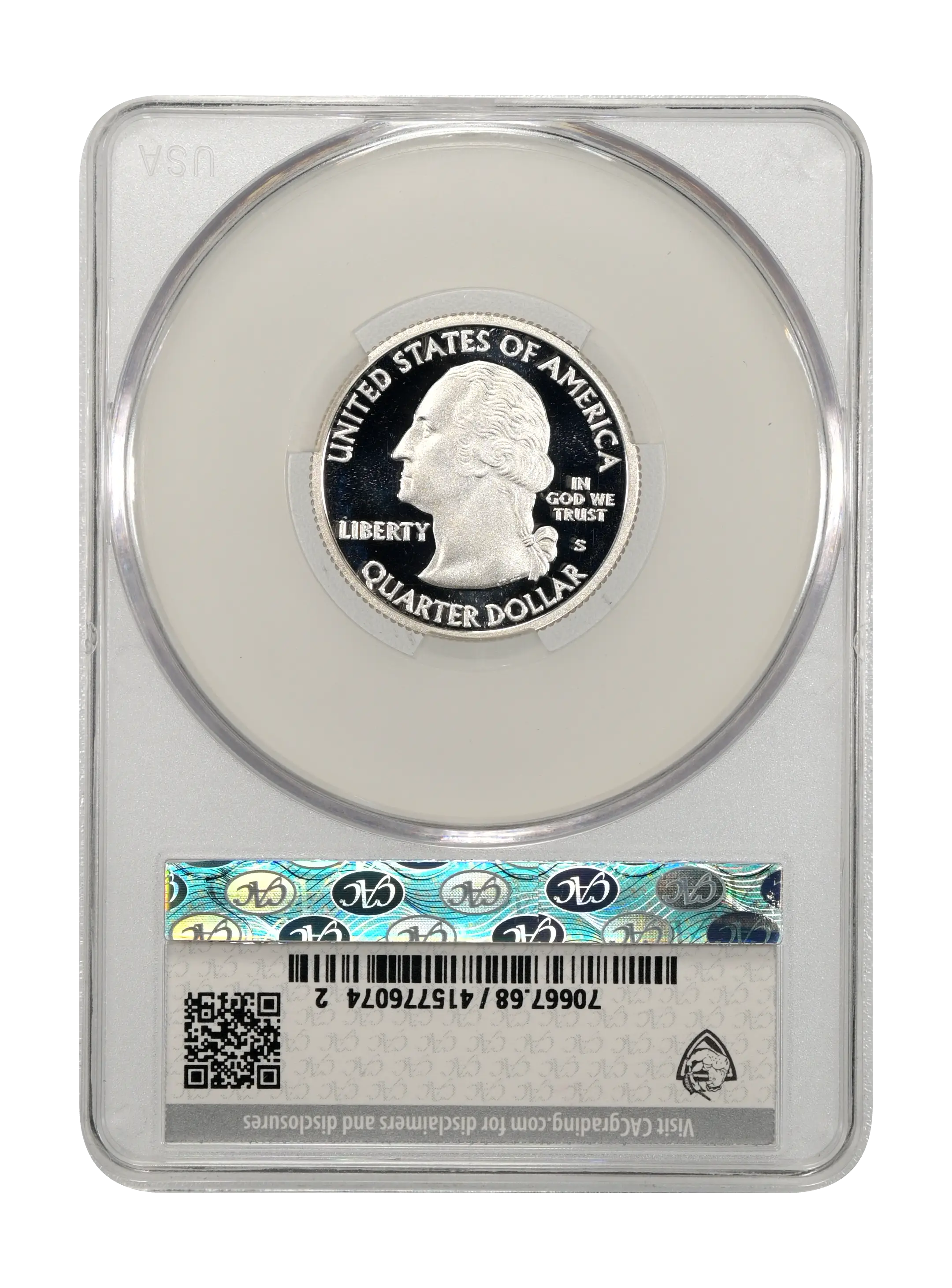 2009-S 25c District of Columbia, Silver PR DCAM thumbnail 15