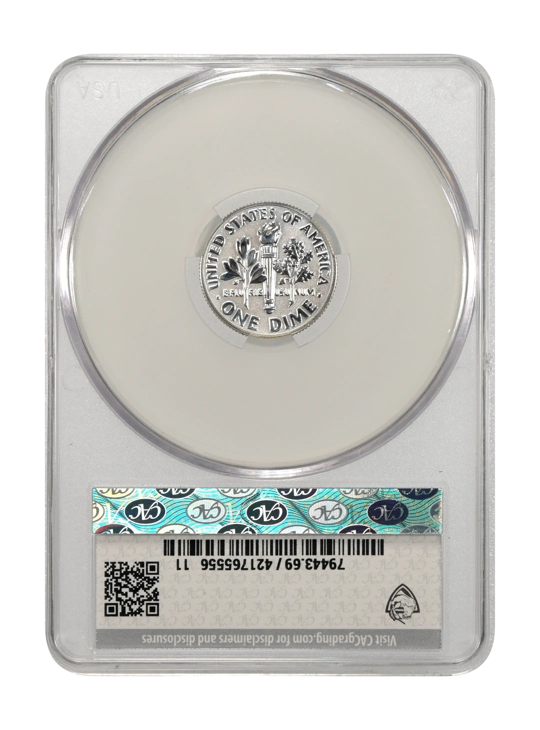 2018-S 10c Reverse Proof, Silver PR thumbnail 17