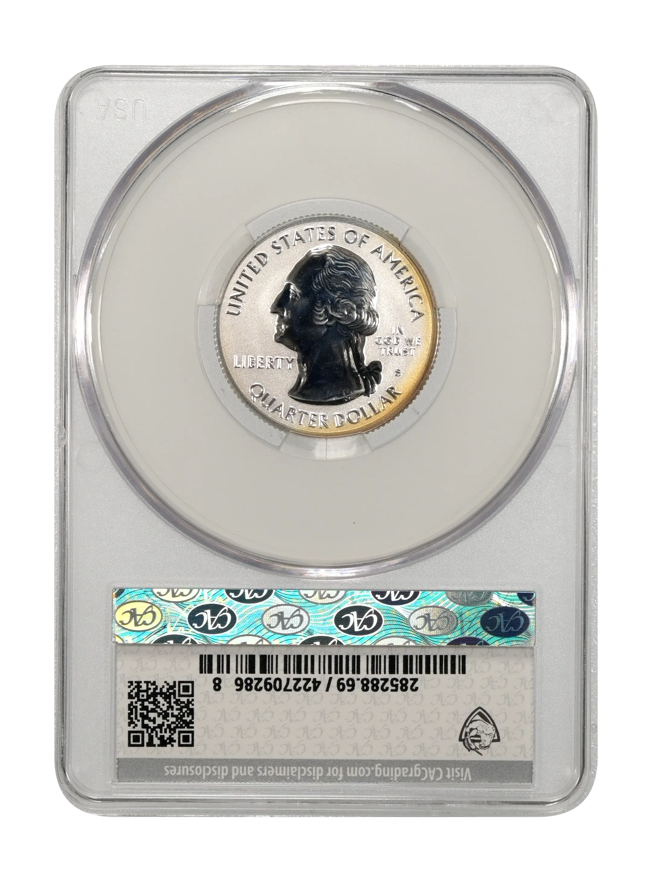 2018-S 25c Voyageurs, Silver, Reverse Proof PR thumbnail 14