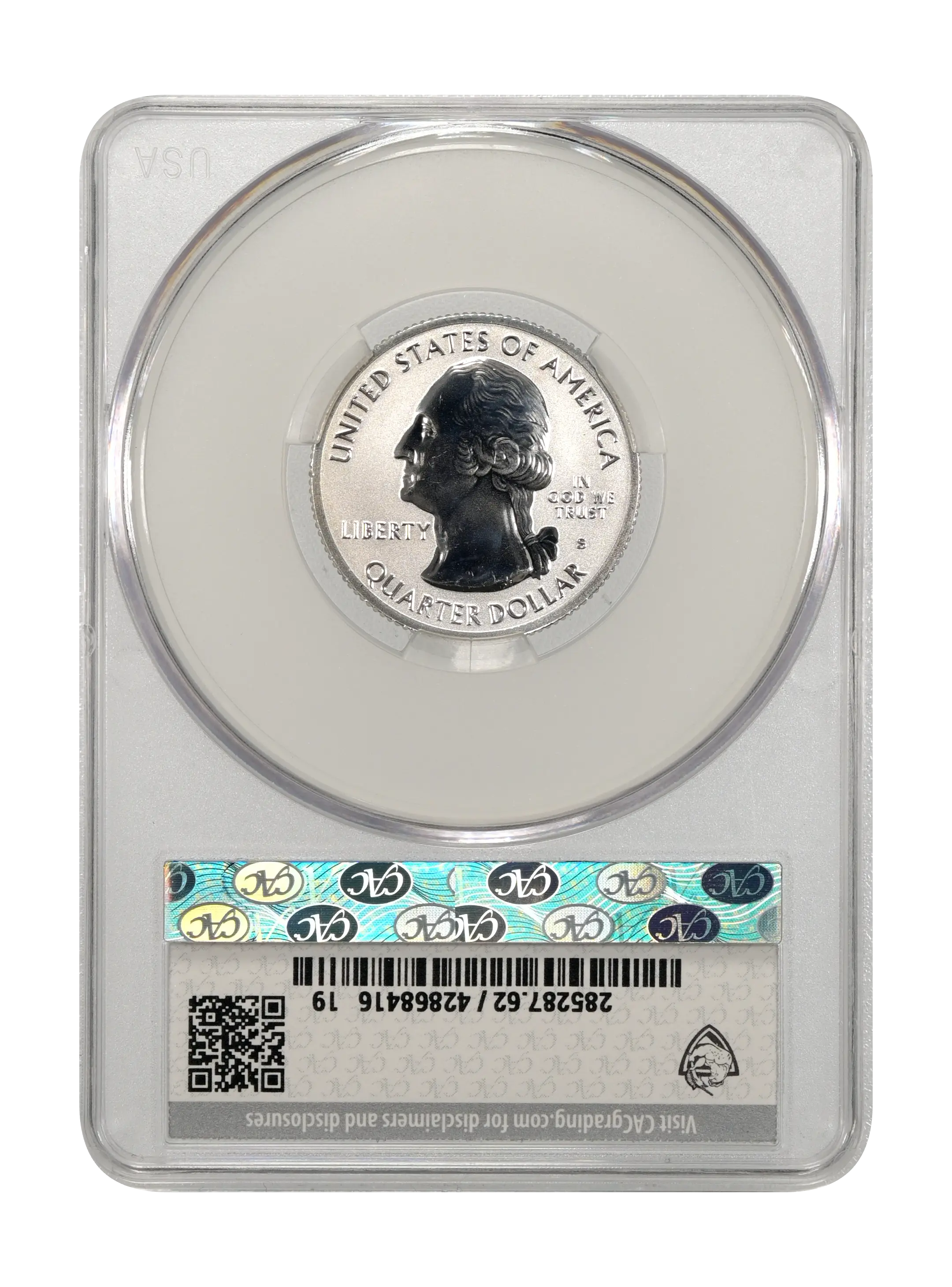2018-S 25c Cumberland, Silver, Reverse Proof PR thumbnail 14