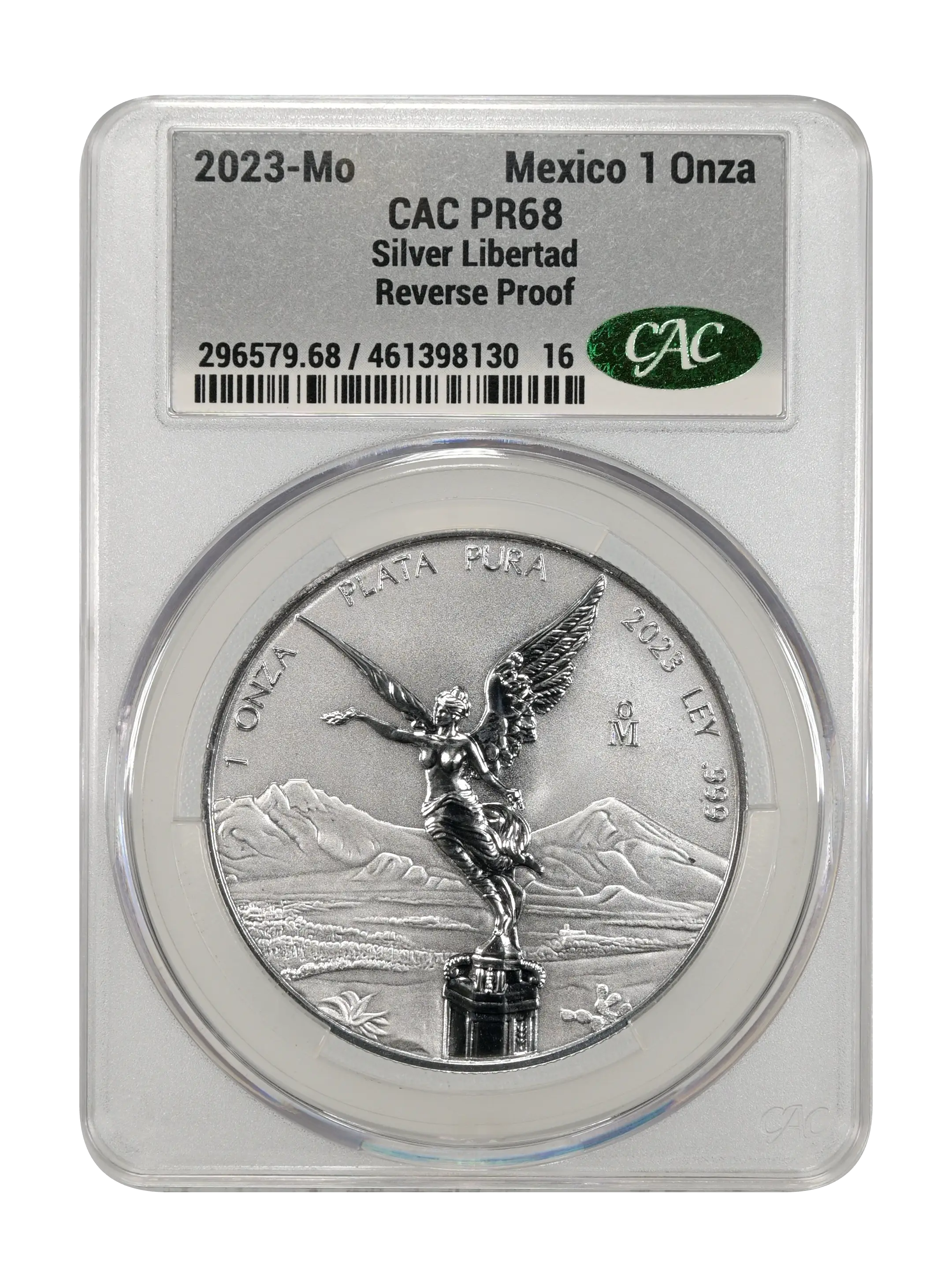 2023-Mo 1 Onza Libertad, Silver, Reverse Proof PR (KM-639) thumbnail 2