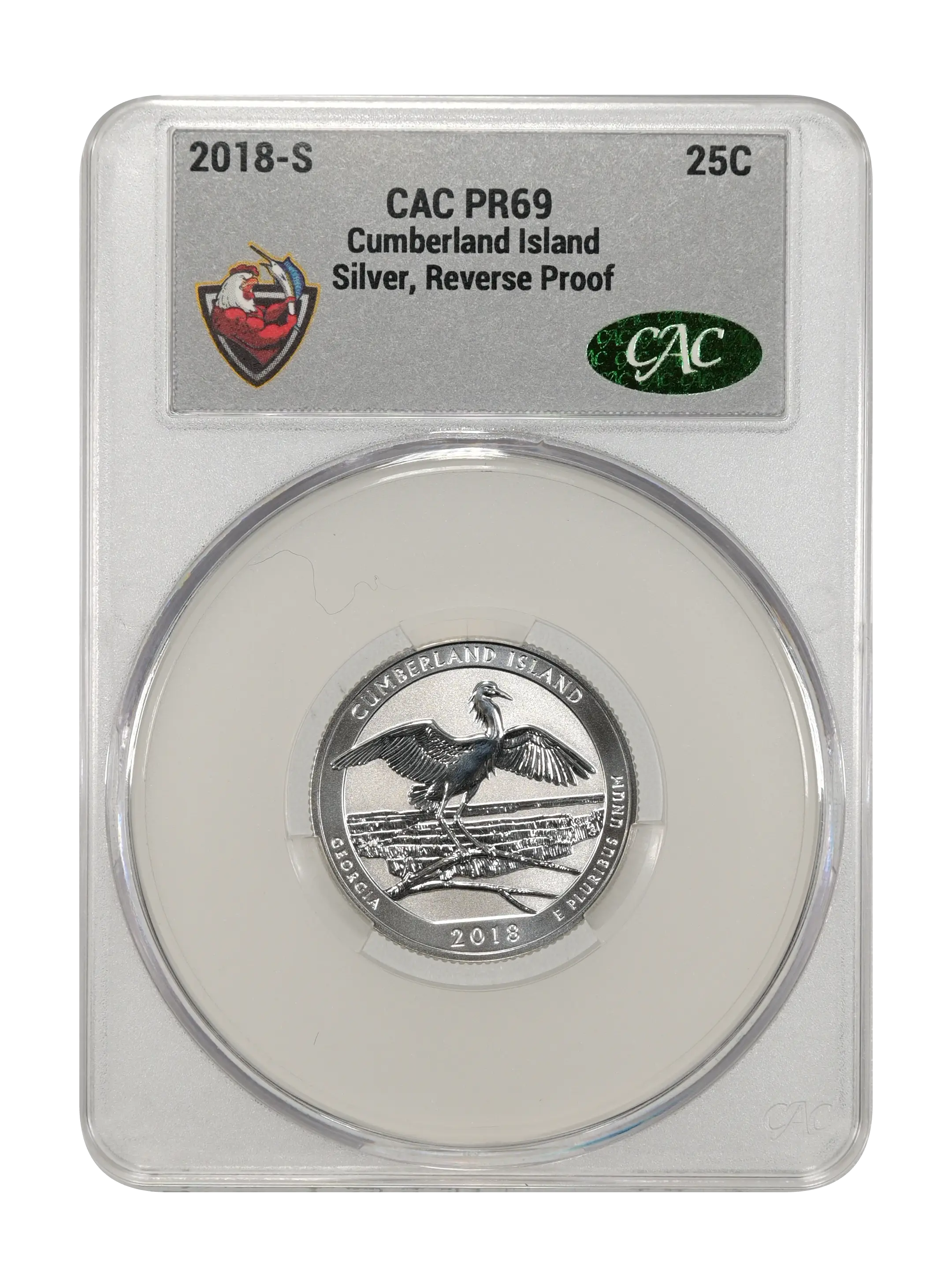2018-S 25c Cumberland, Silver, Reverse Proof PR thumbnail 7