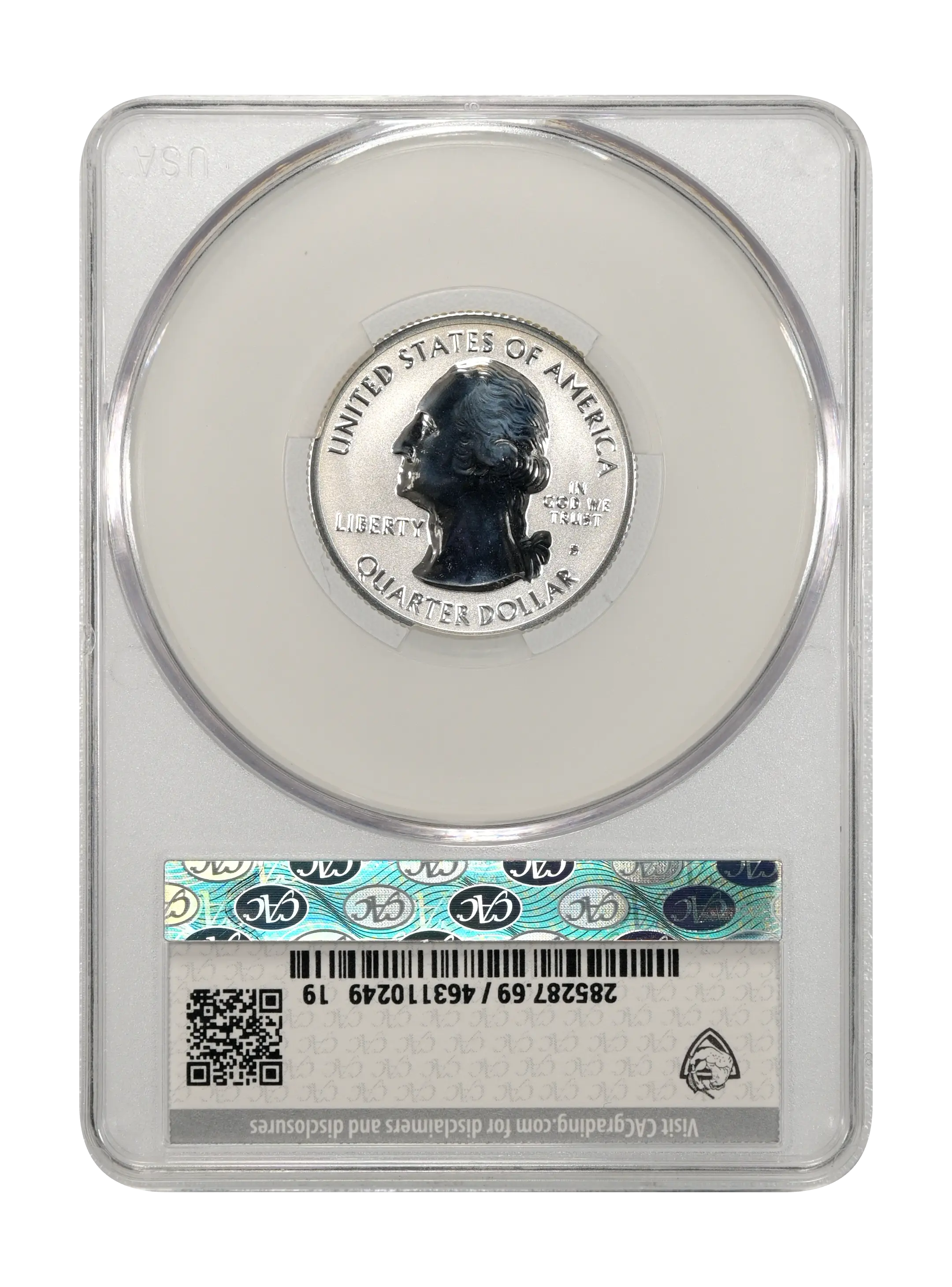2018-S 25c Cumberland, Silver, Reverse Proof PR thumbnail 16