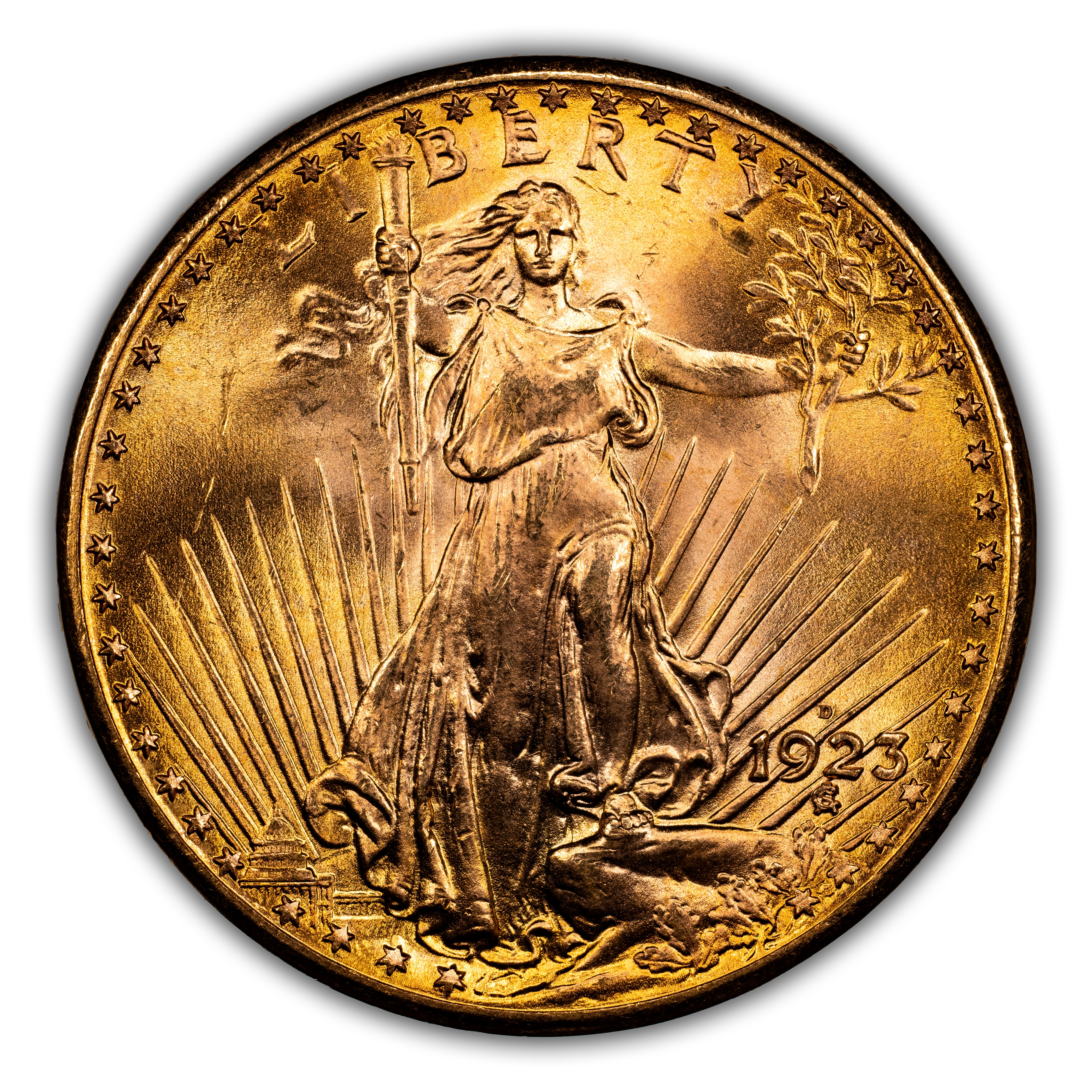 1923-D $20  MS thumbnail 3