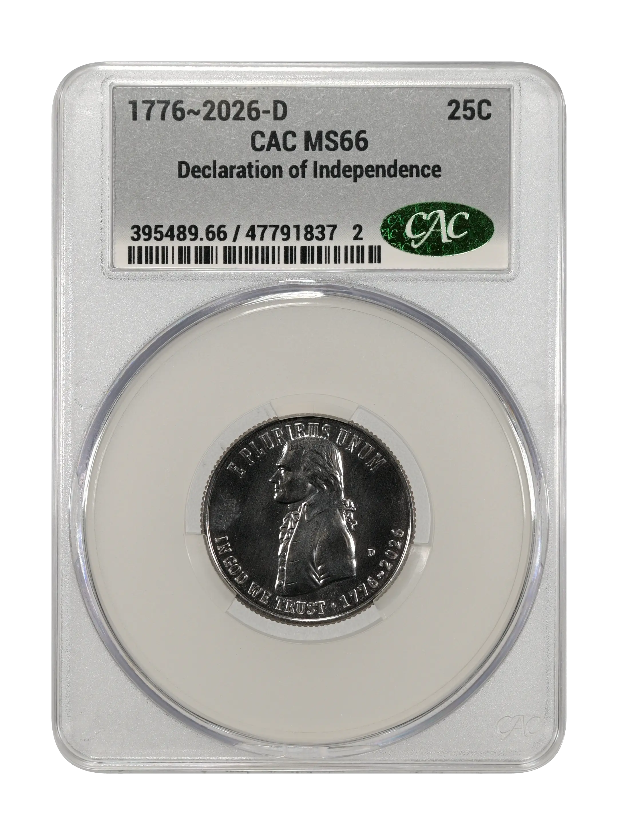 1776~2026-D 25c Declaration of Independence MS thumbnail 10