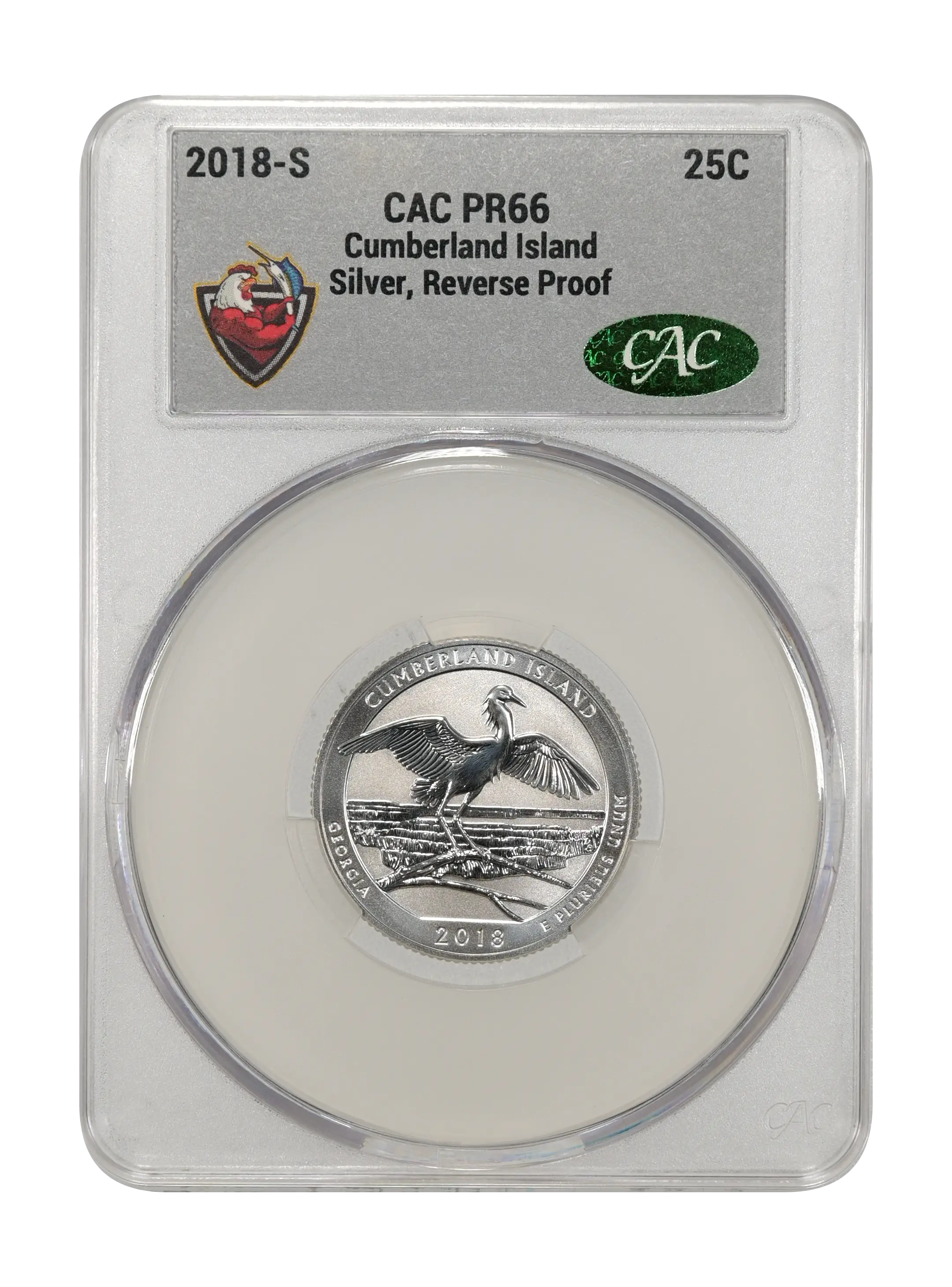 2018-S 25c Cumberland, Silver, Reverse Proof PR thumbnail 8