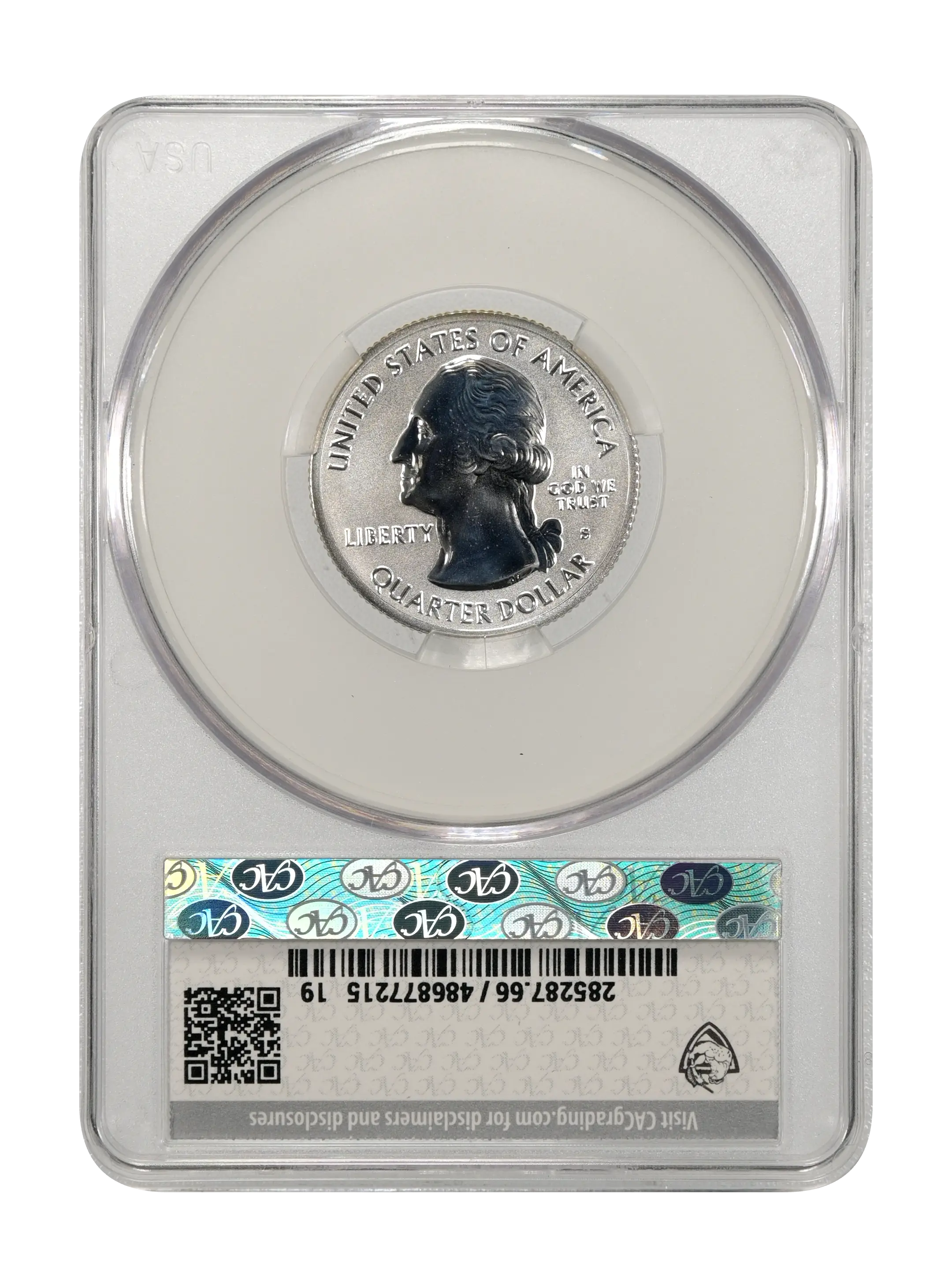 2018-S 25c Cumberland, Silver, Reverse Proof PR thumbnail 17