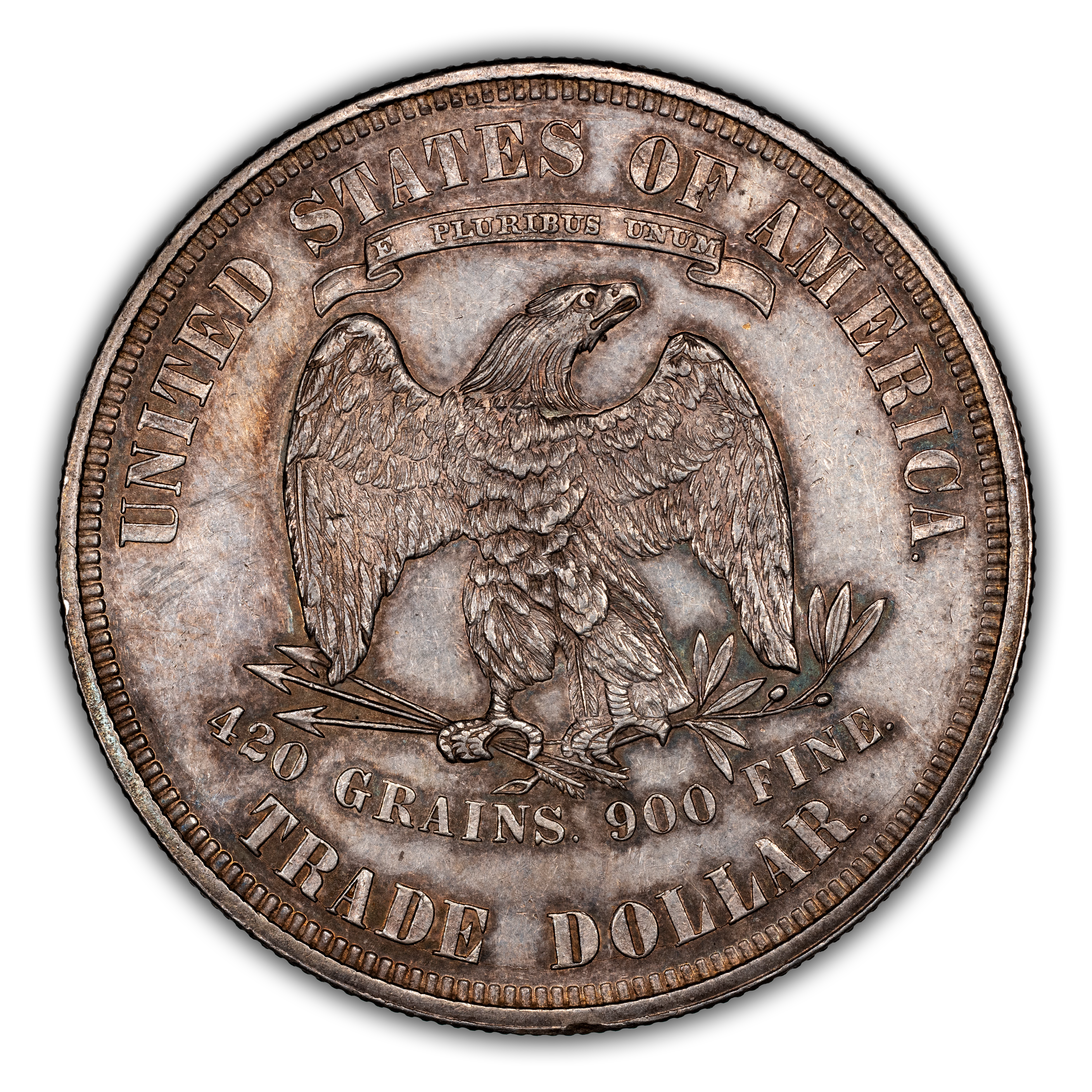 1876 Trade$ Obverse I, Reverse II MS thumbnail 11