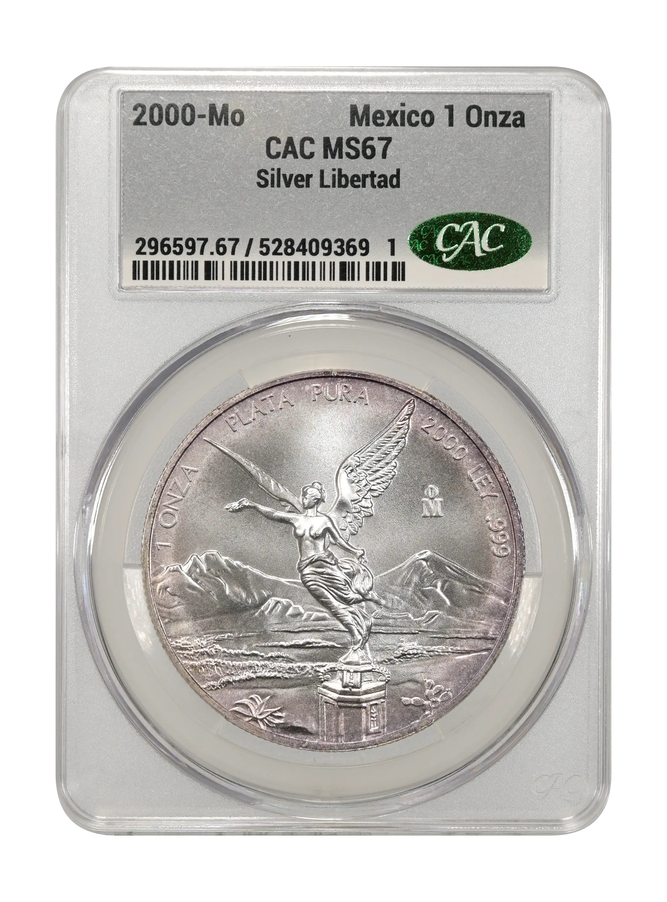 2000-Mo 1 Onza Libertad, Silver MS (KM-639) thumbnail 8