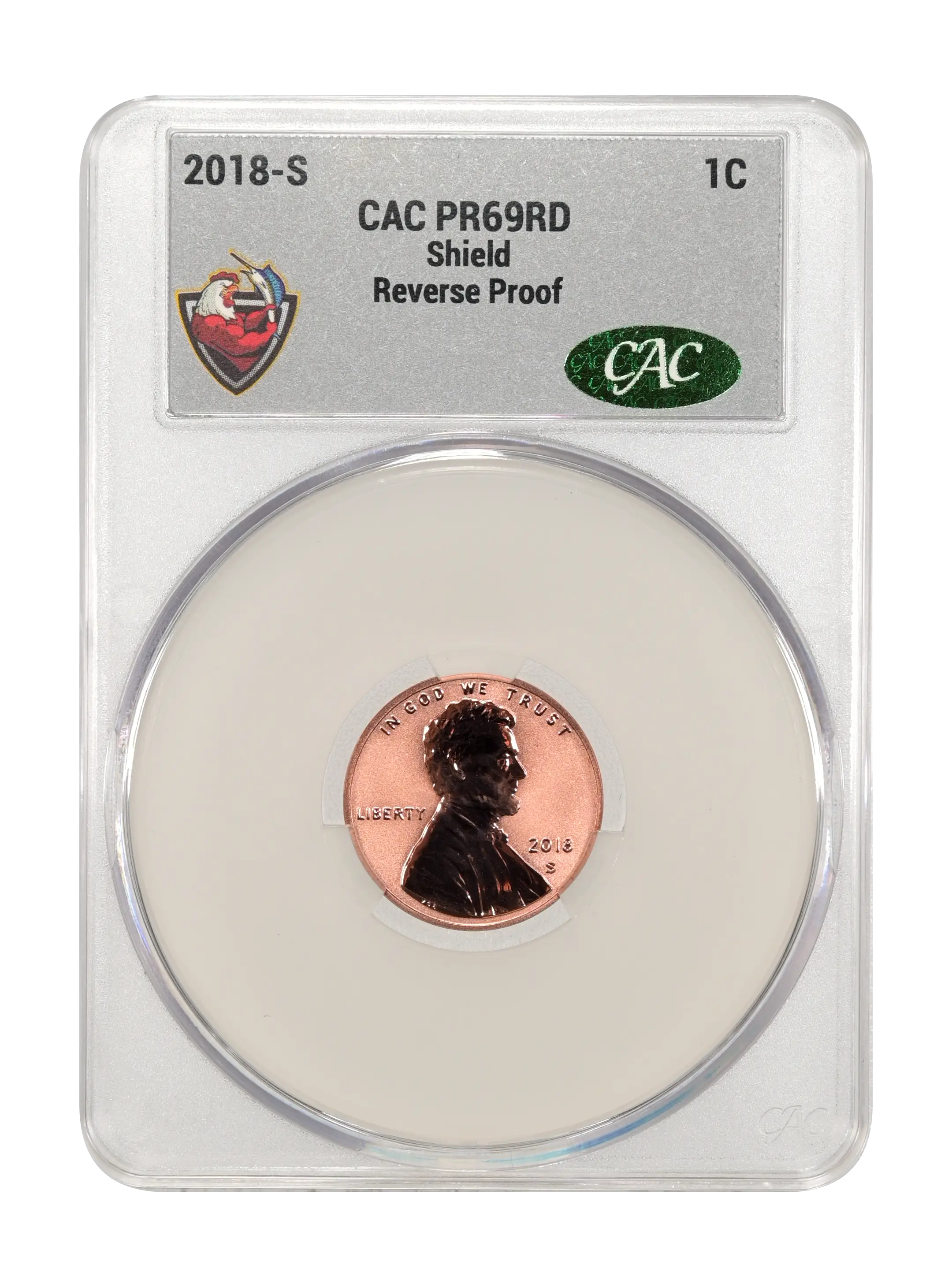 2018-S 1c Shield, Reverse Proof PR RD thumbnail 7