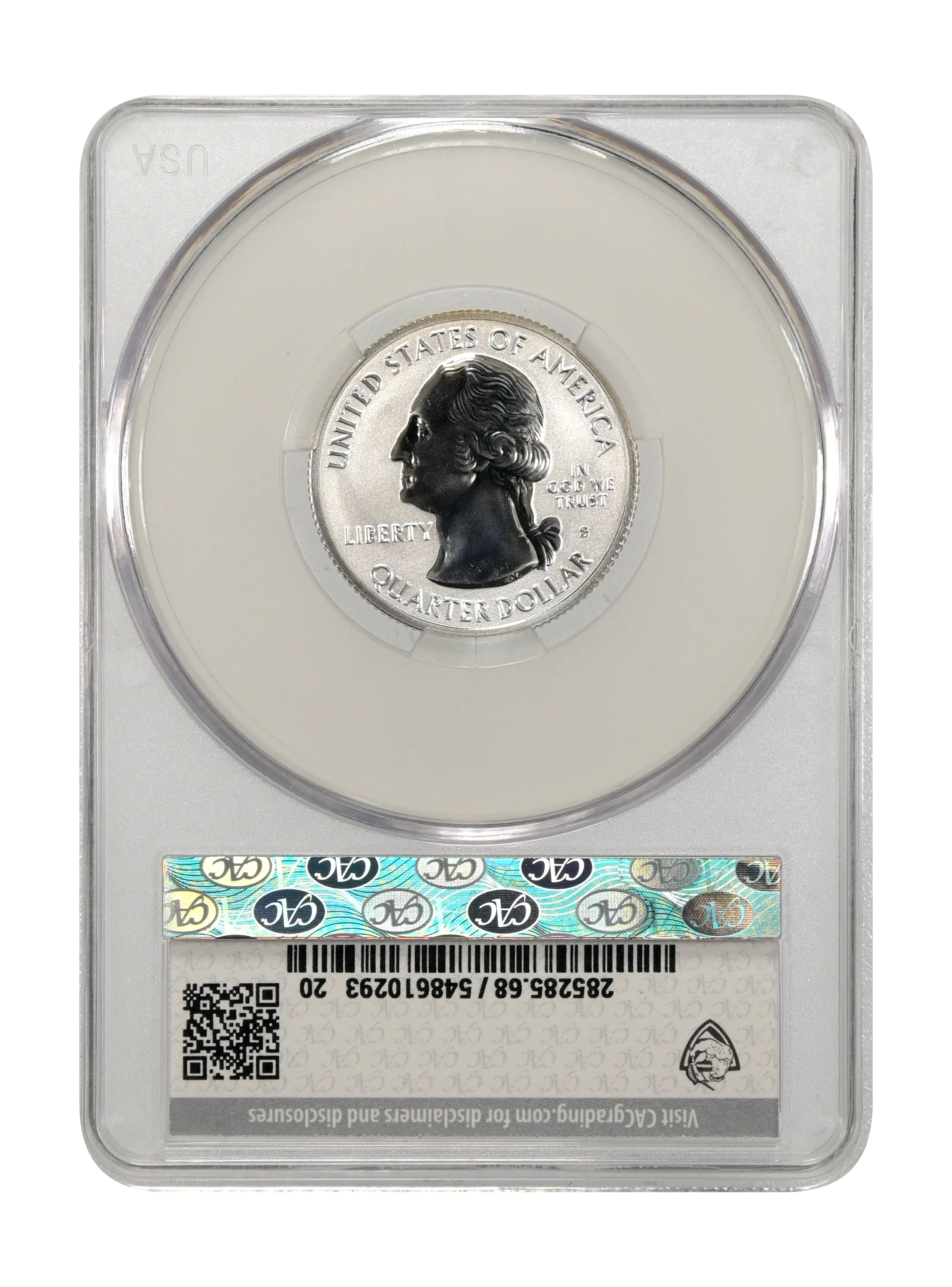 2018-S 25c Block Island, Silver, Reverse Proof PR thumbnail 14