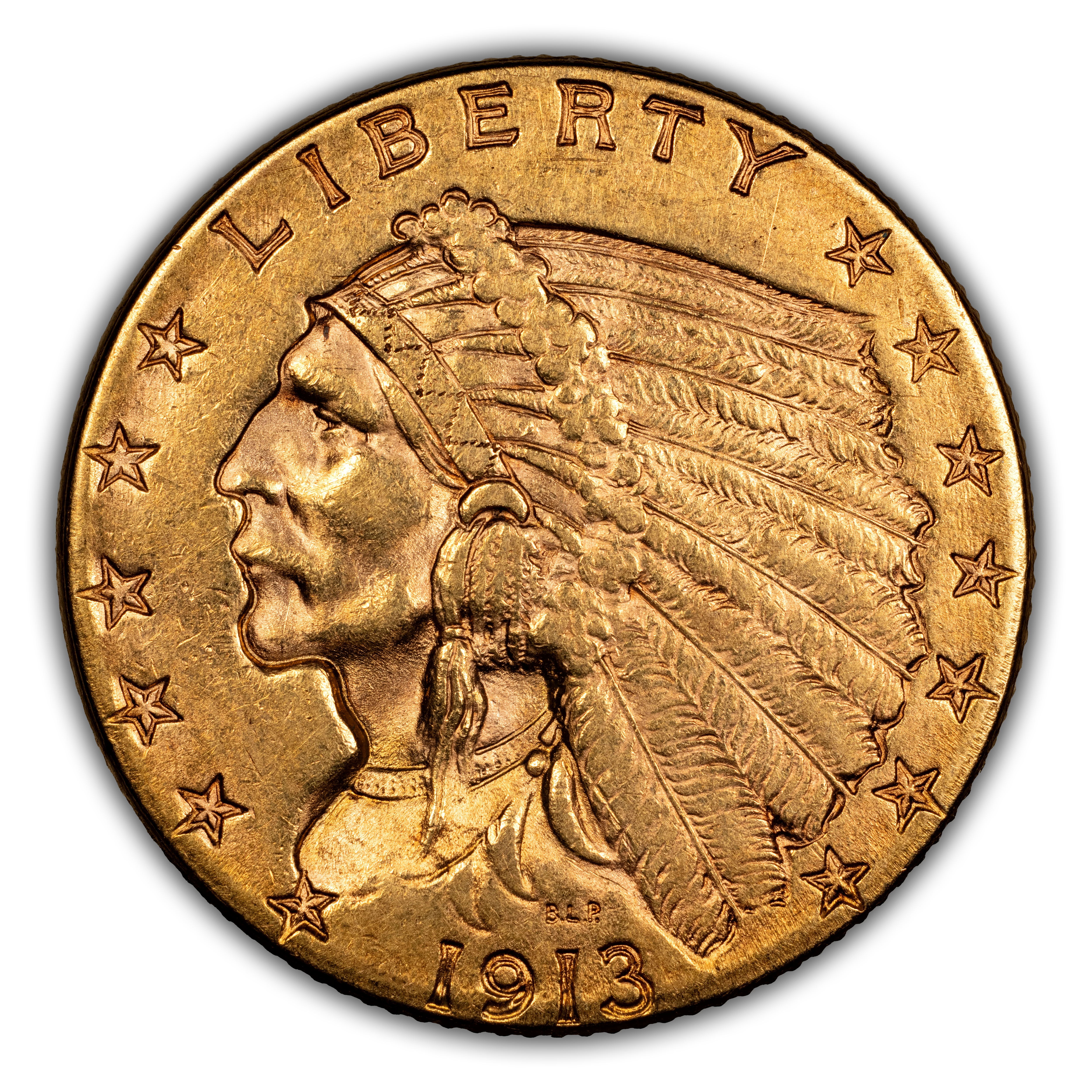 1913 $2 1/2 MS thumbnail 5