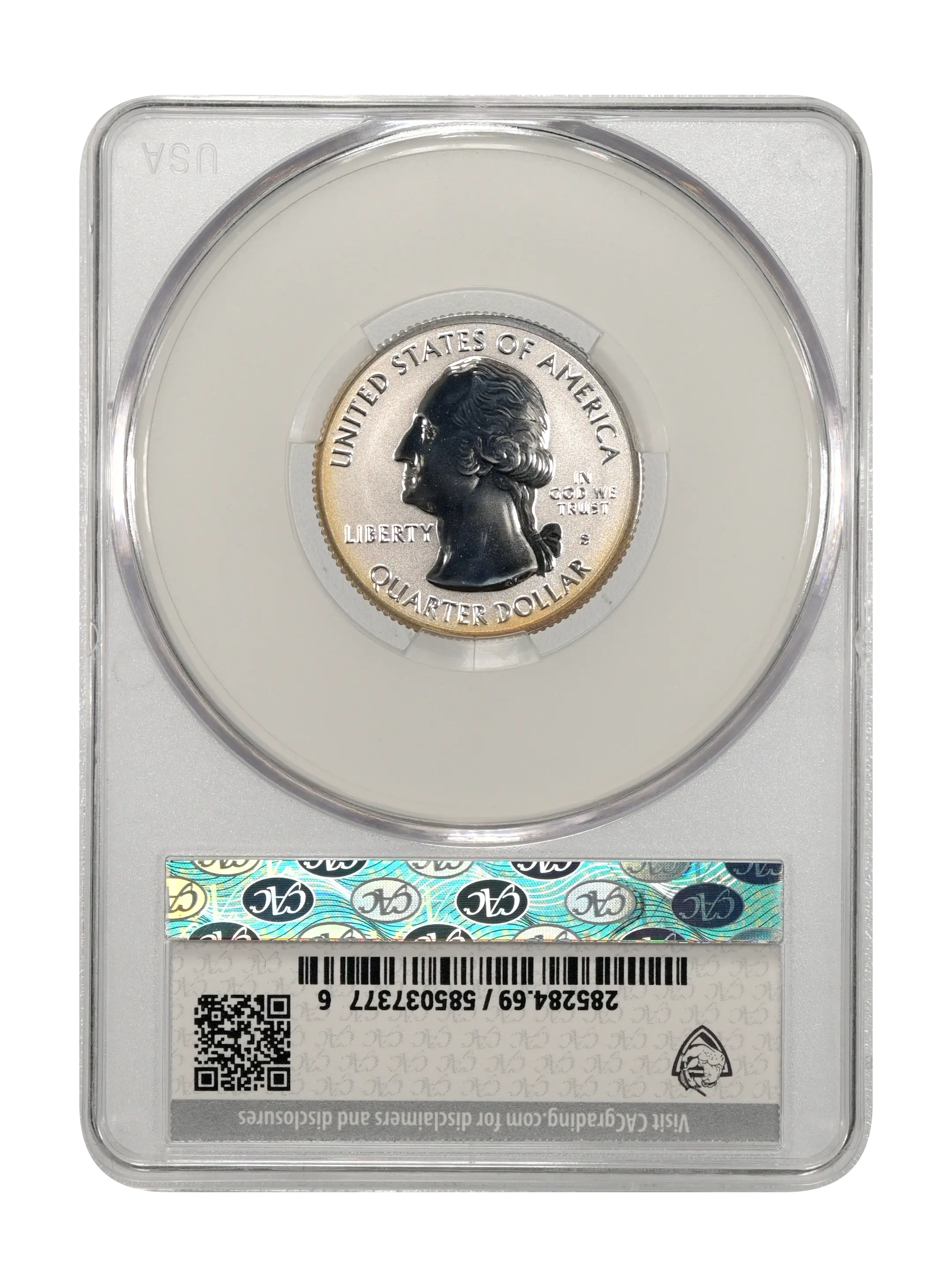 2018-S 25c Pictured Rocks, Silver, Reverse Proof PR thumbnail 13