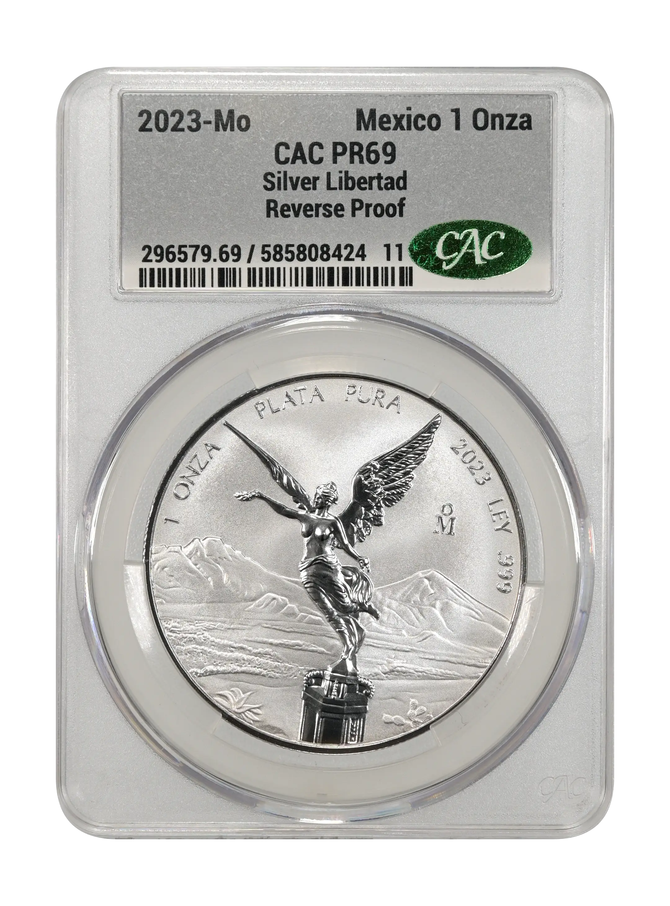 2023-Mo 1 Onza Libertad, Silver, Reverse Proof PR (KM-639) thumbnail 4