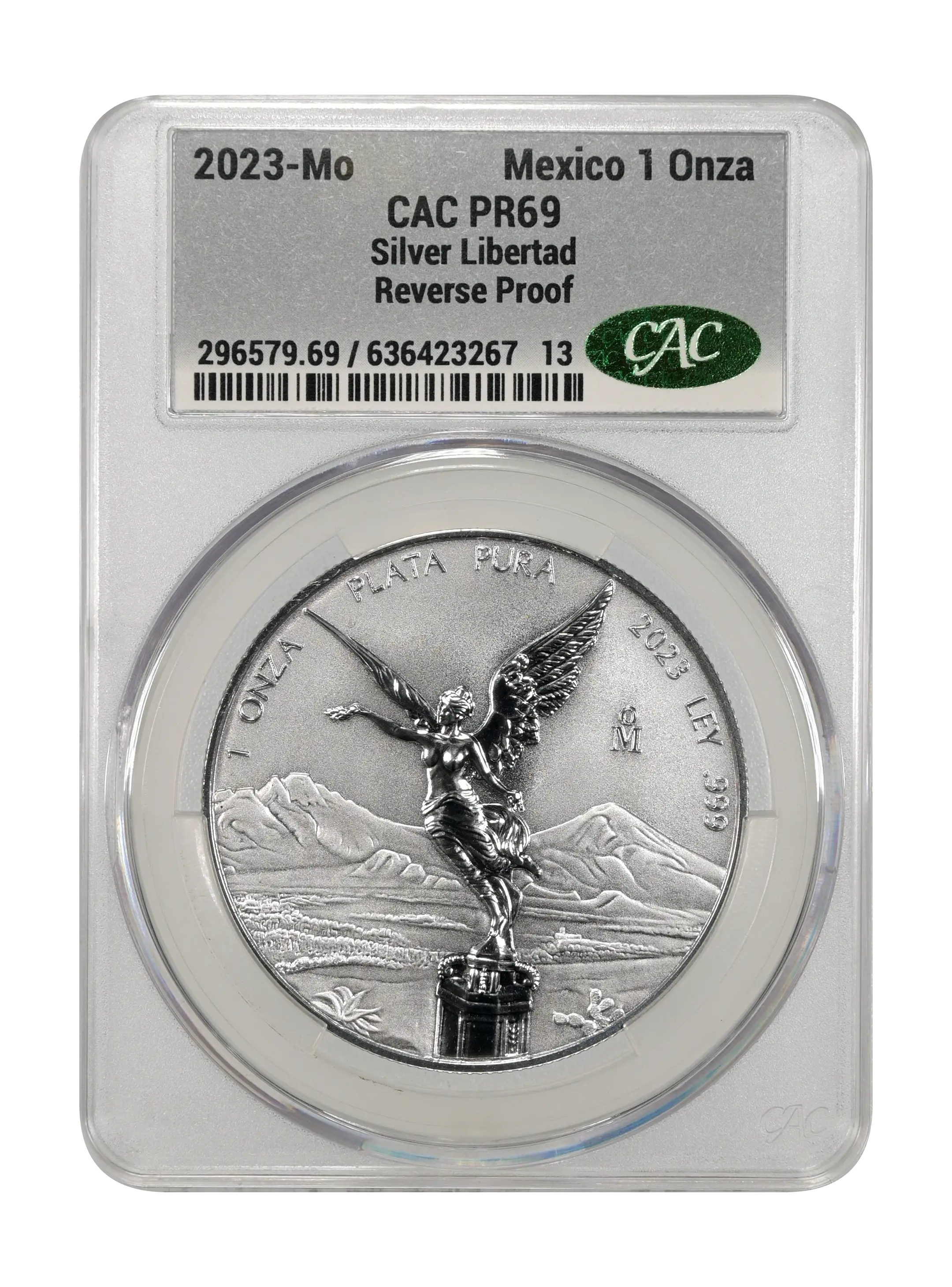 2023-Mo 1 Onza Libertad, Silver, Reverse Proof PR (KM-639) thumbnail 5