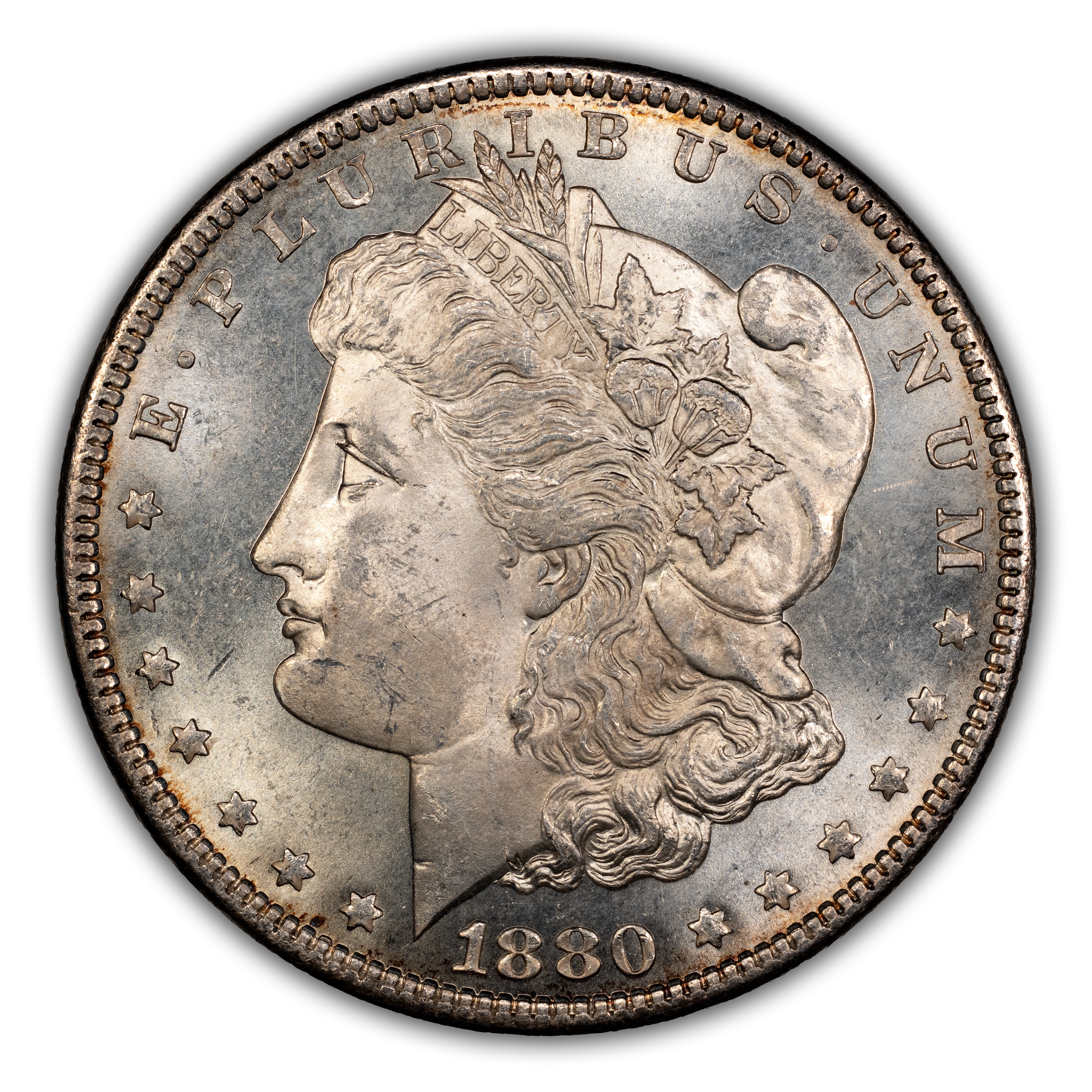 1880 $1  Clashed Dies, VAM-24A MS thumbnail 2
