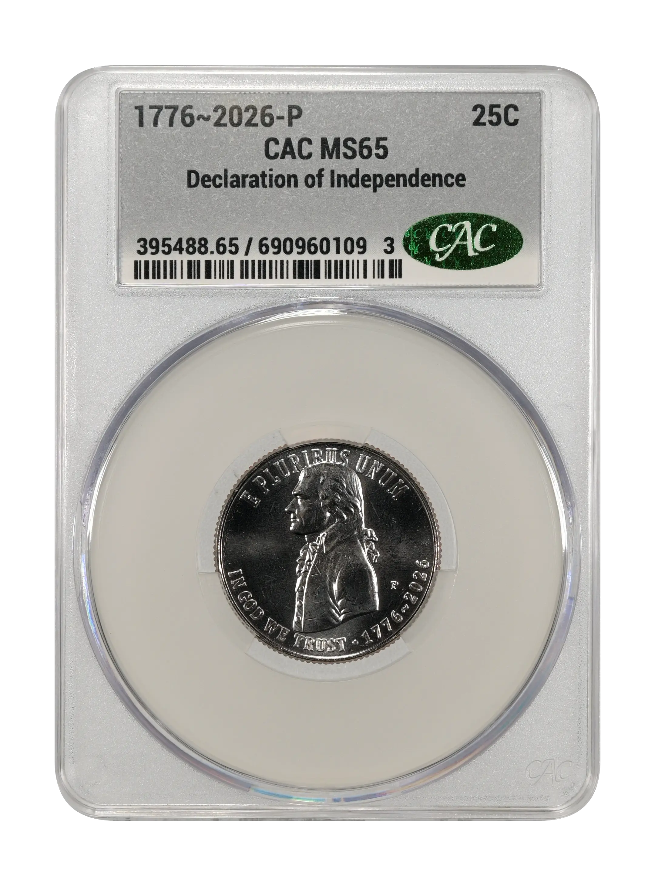 1776~2026-P 25c Declaration of Independence MS thumbnail 14