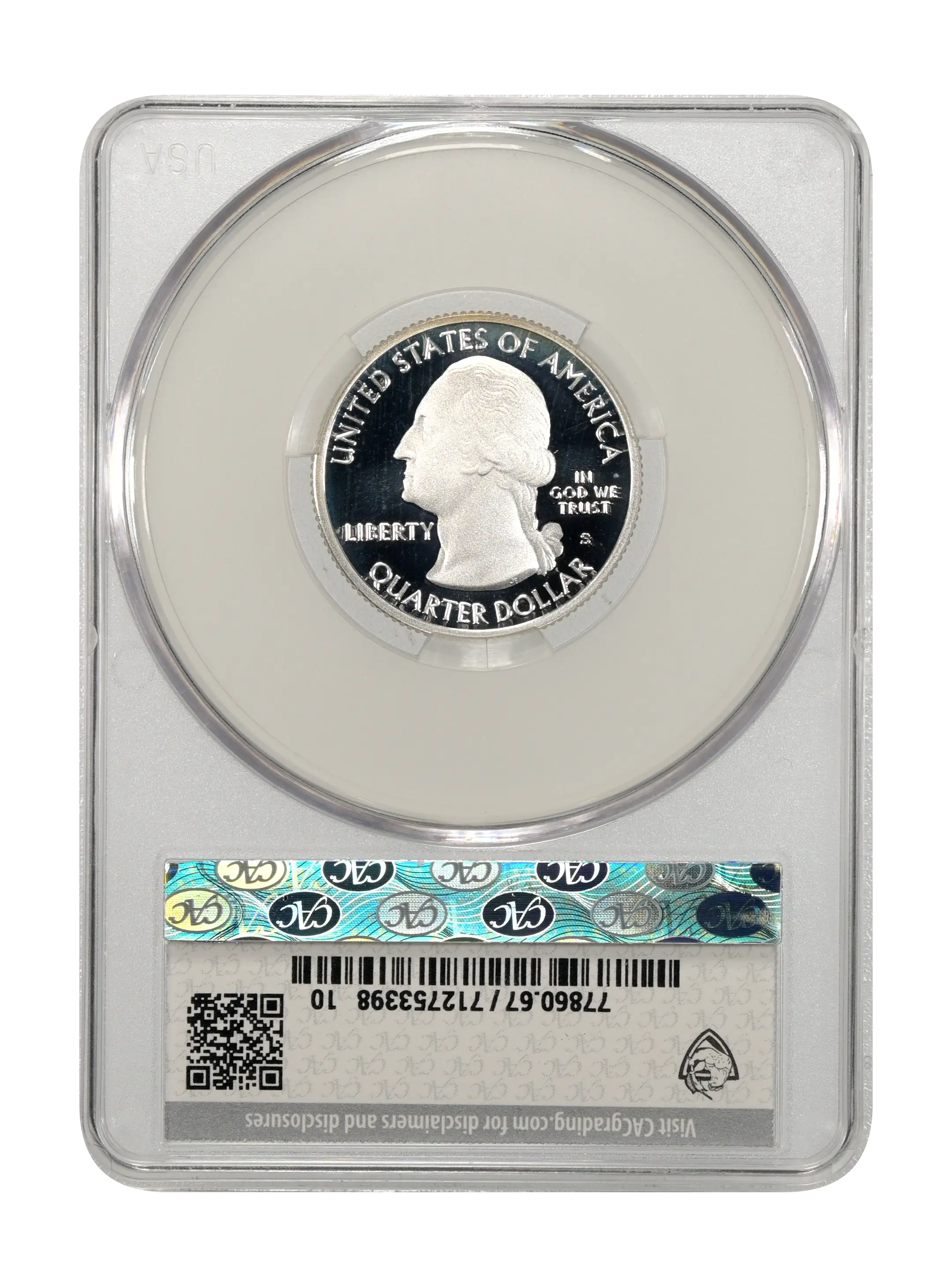 2018-S 25c Cumberland, Silver PR DCAM thumbnail 14