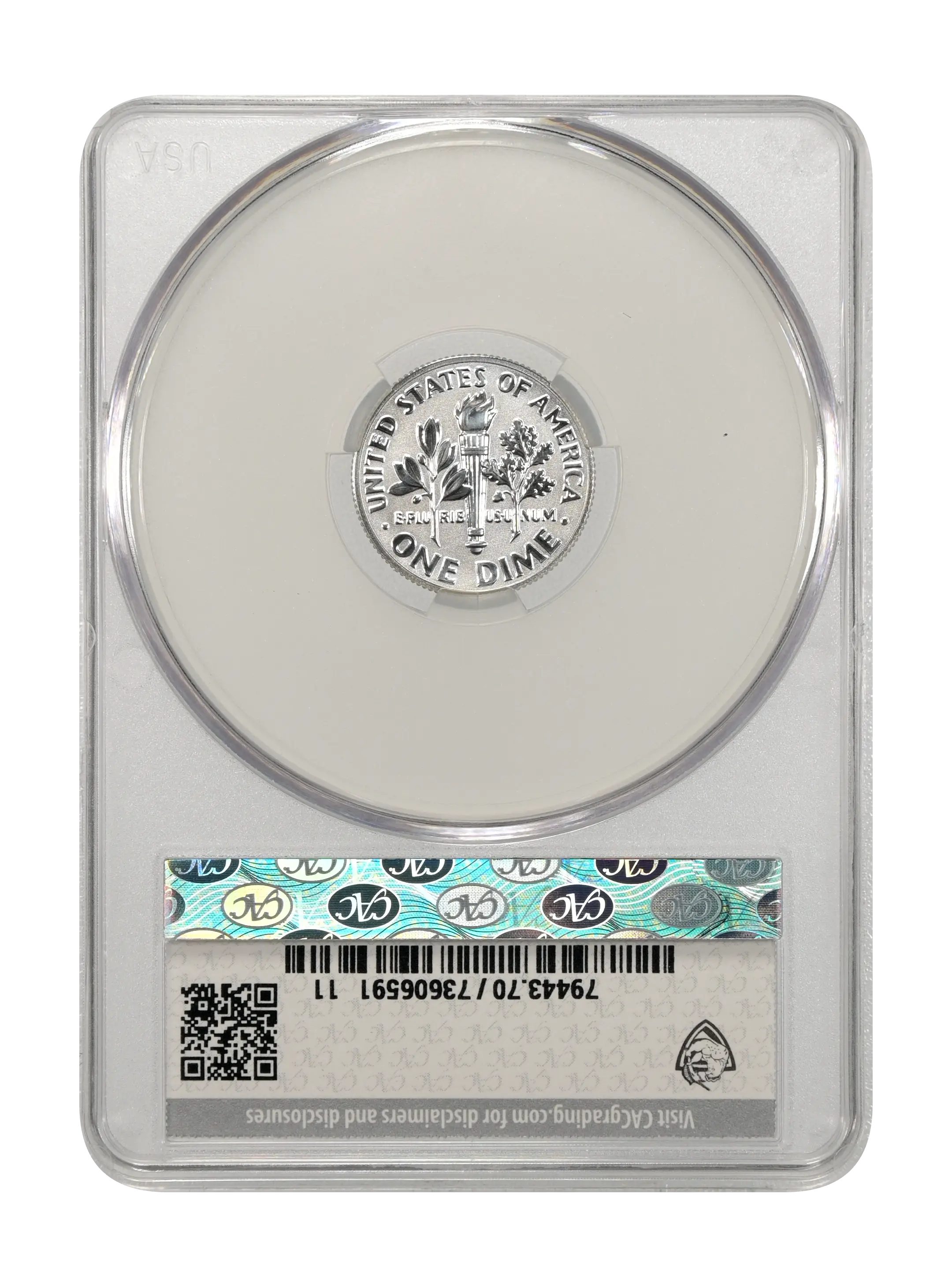 2018-S 10c Reverse Proof, Silver PR thumbnail 16