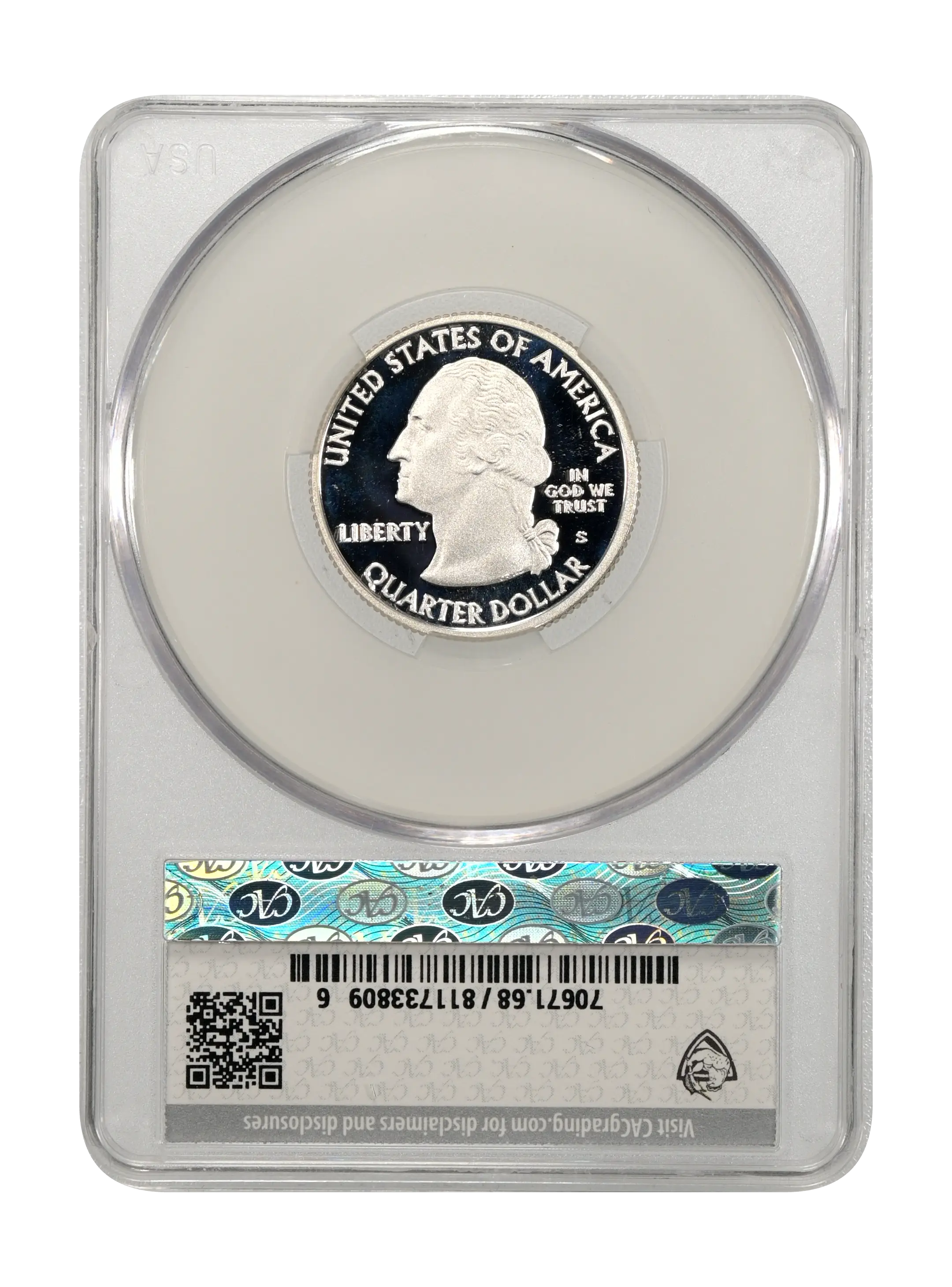 2009-S 25c U.S. Virgin Islands, Silver PR DCAM thumbnail 12
