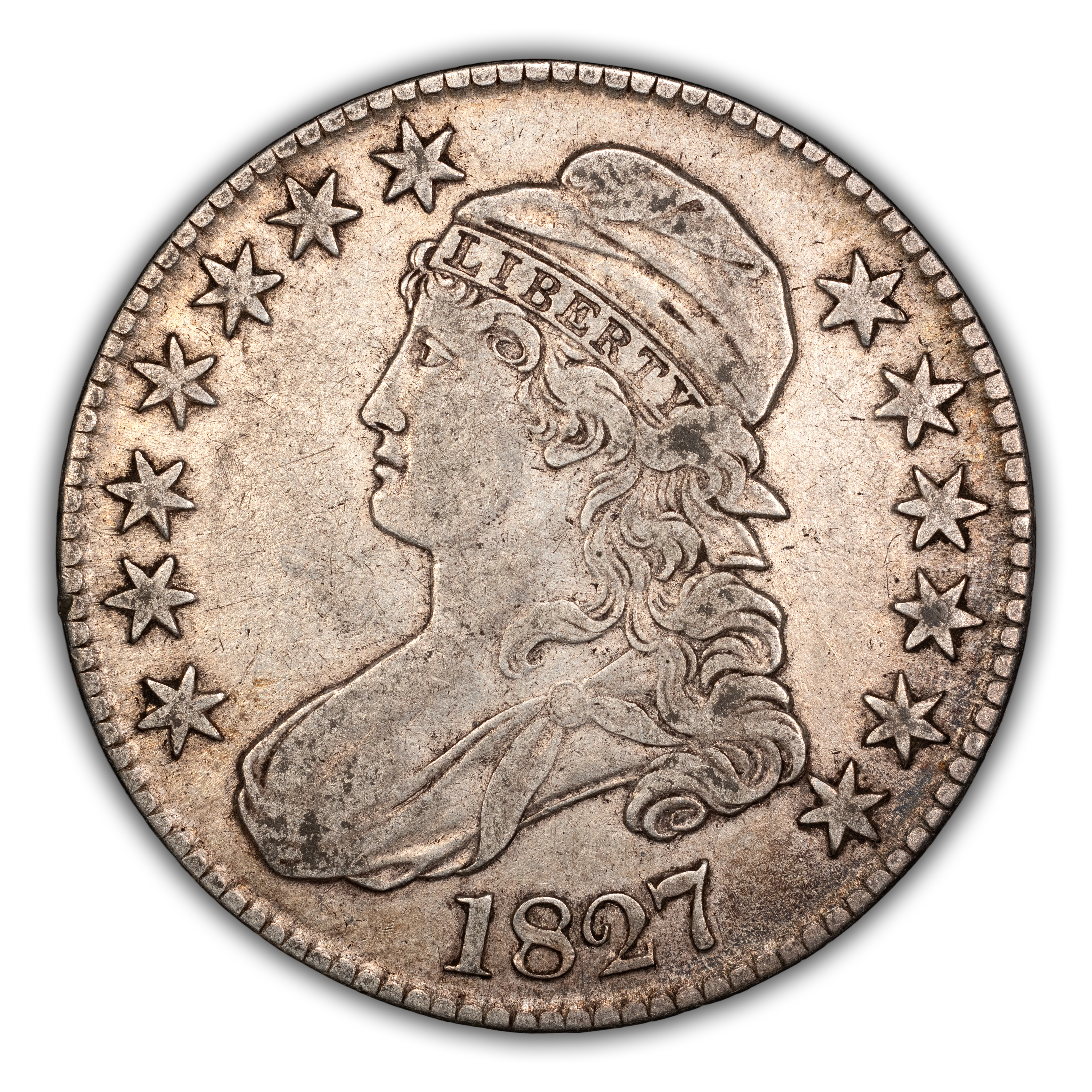 1827 50c Square Base 2, O-148a MS thumbnail 2