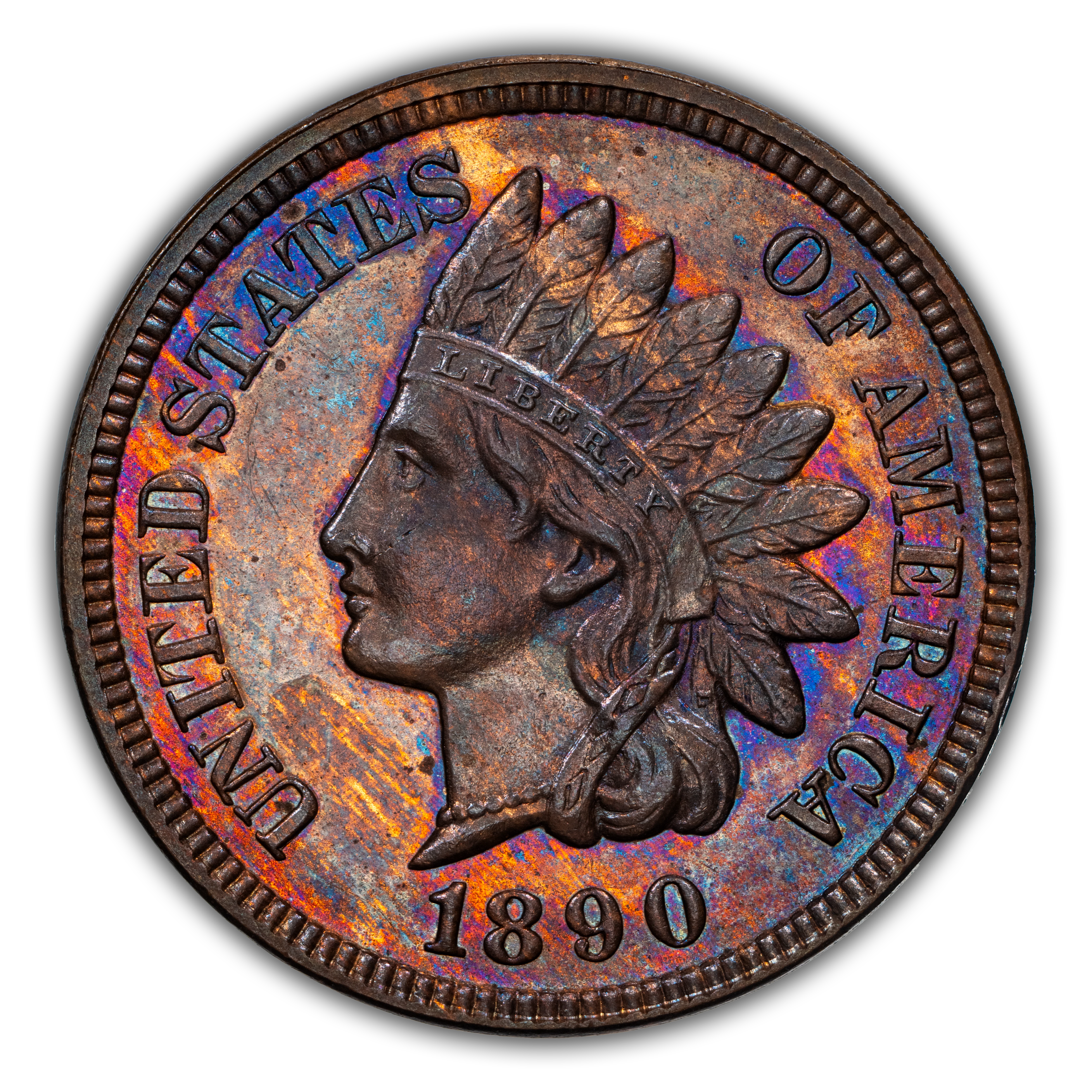 1890 1c PR BN