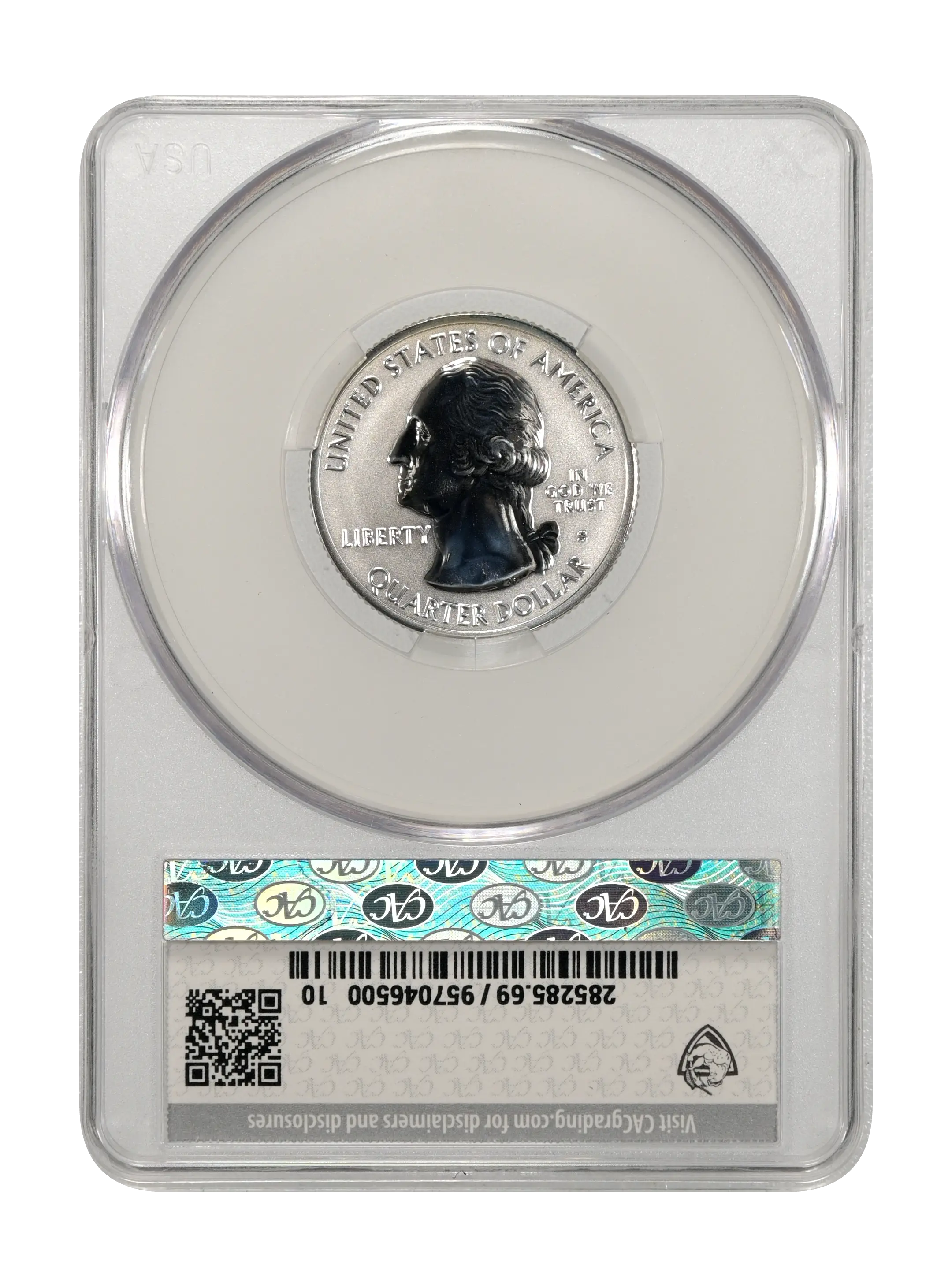 2018-S 25c Block Island, Silver, Reverse Proof PR thumbnail 16