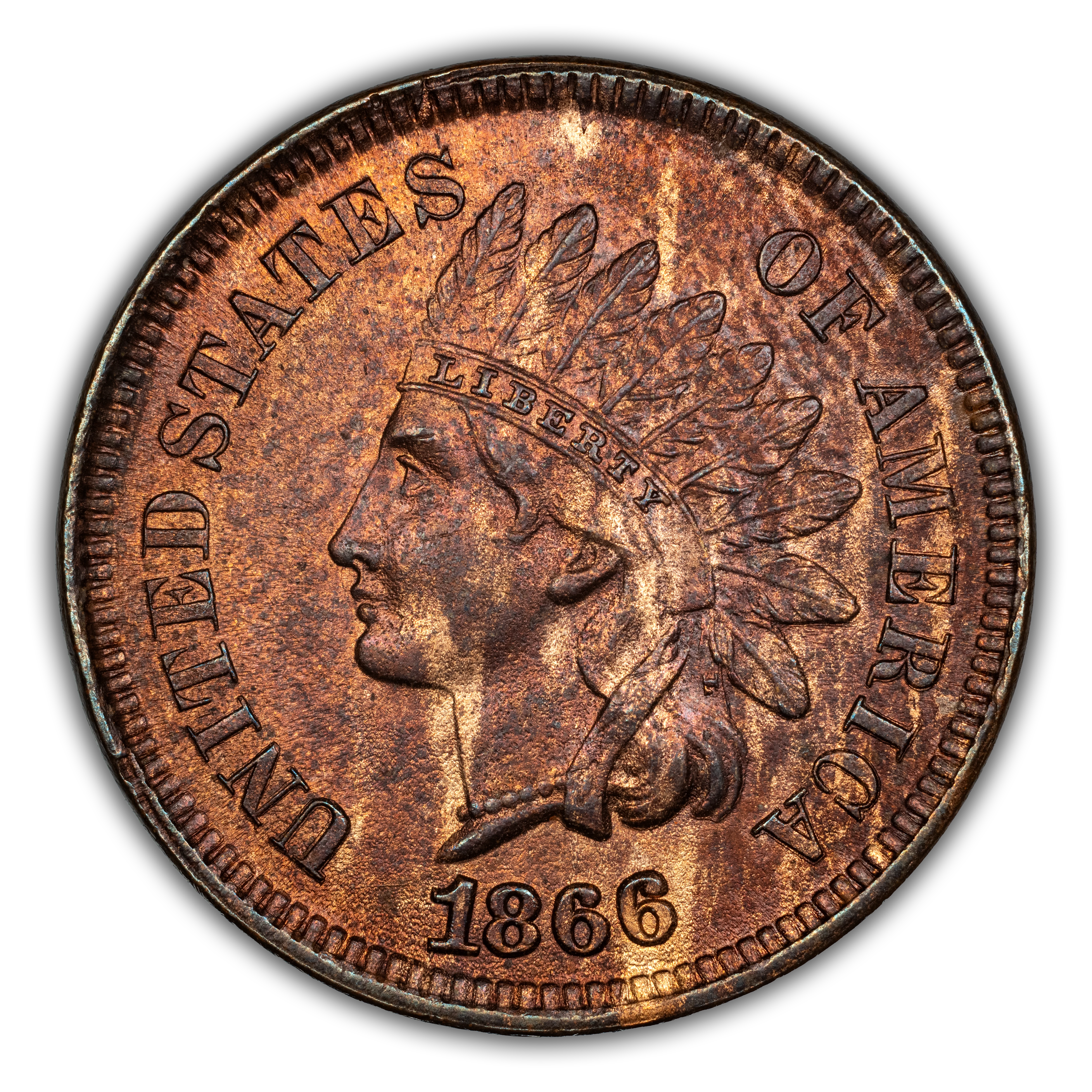 1866 1c MS RB thumbnail 3