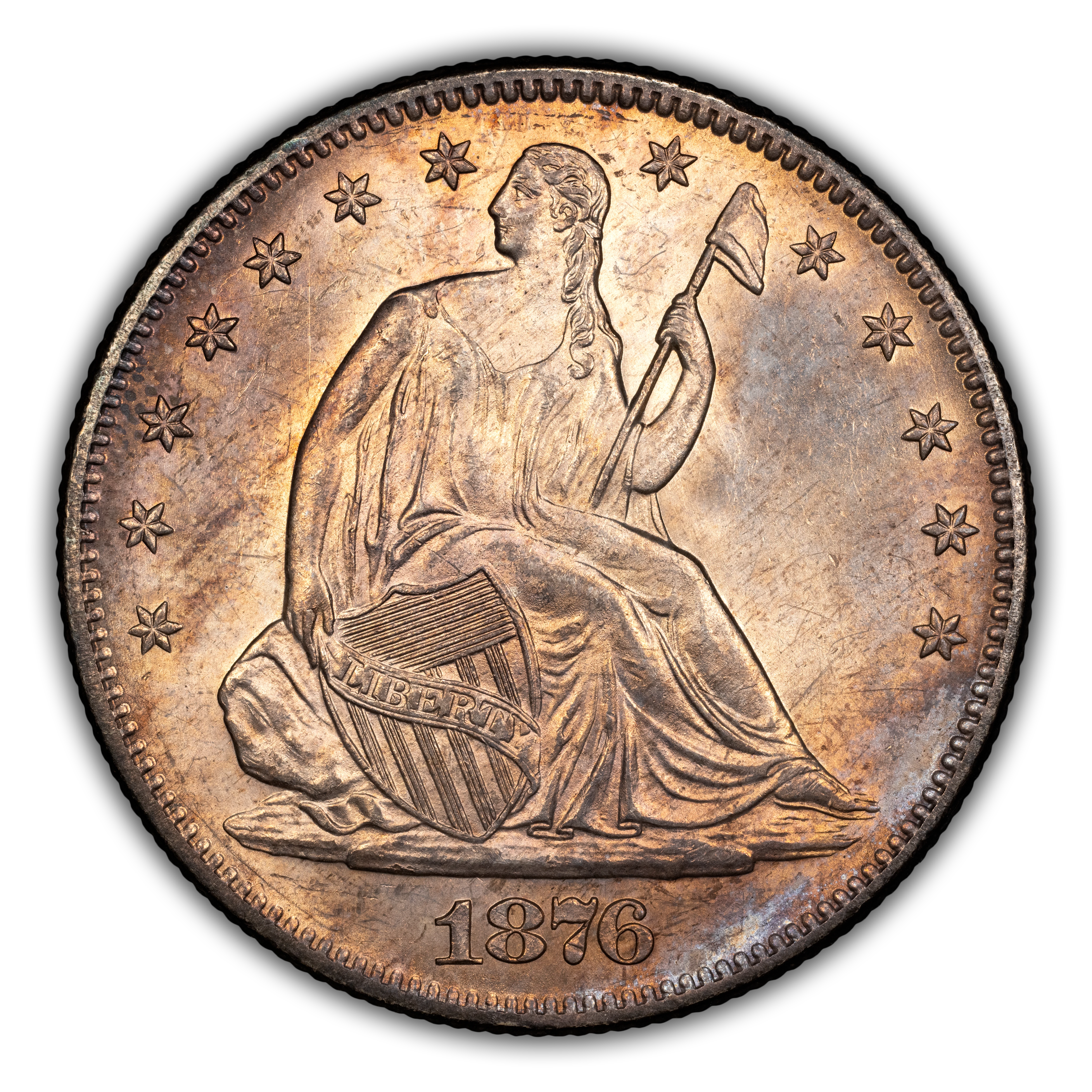 1876-S 50c MS