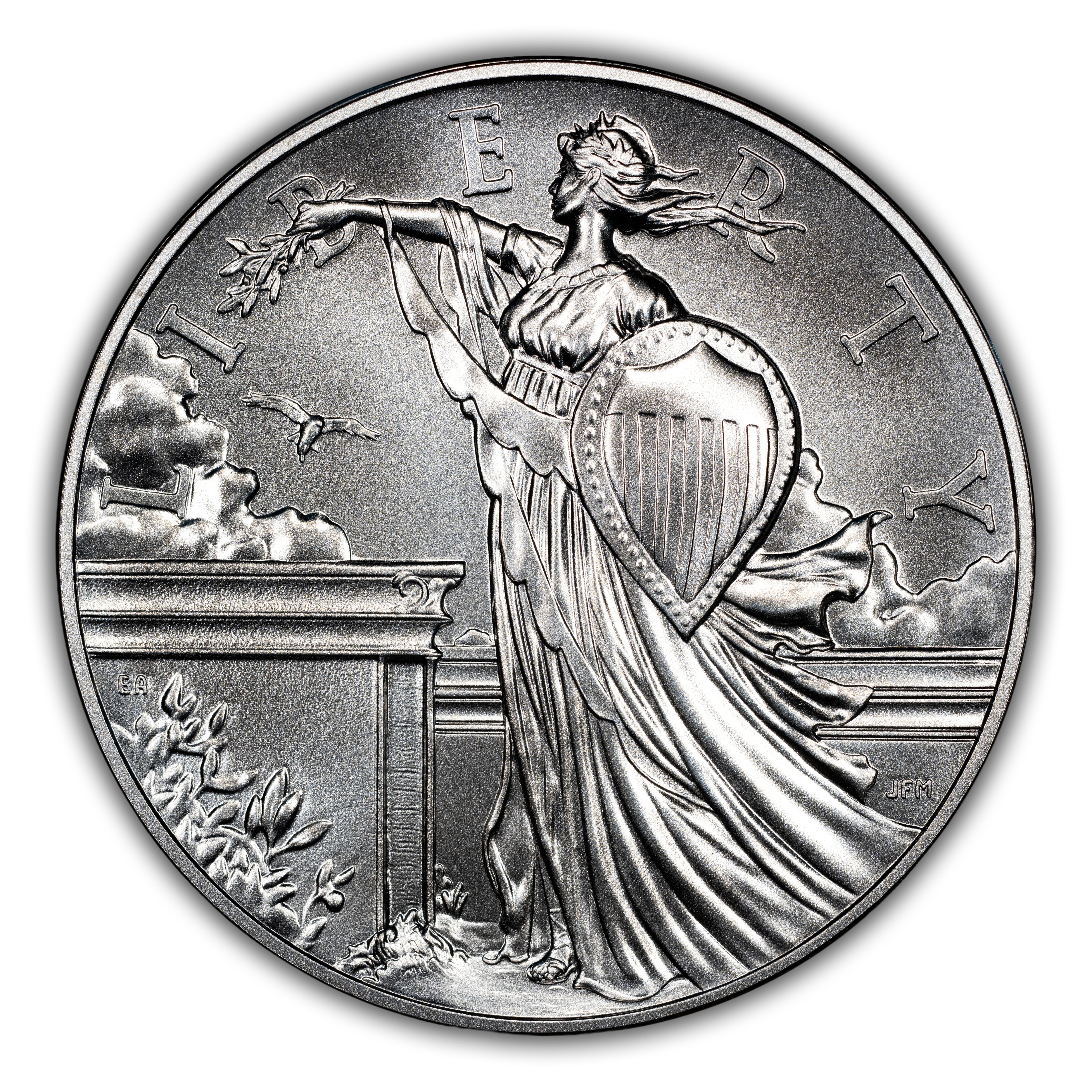 (2026) Medal 1oz Silver, Standing Liberty MS thumbnail 3
