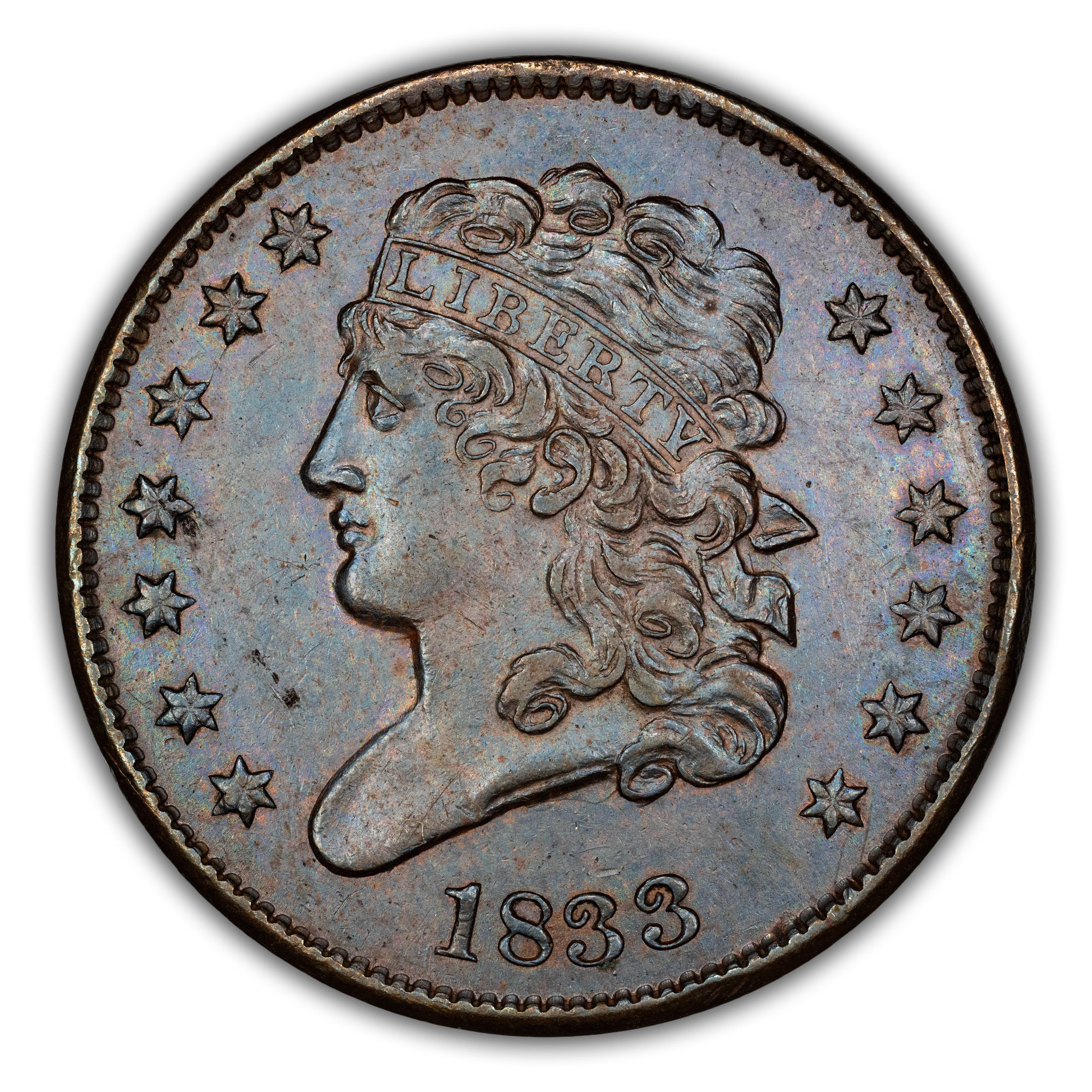 1833 1/2c MS BN thumbnail 2