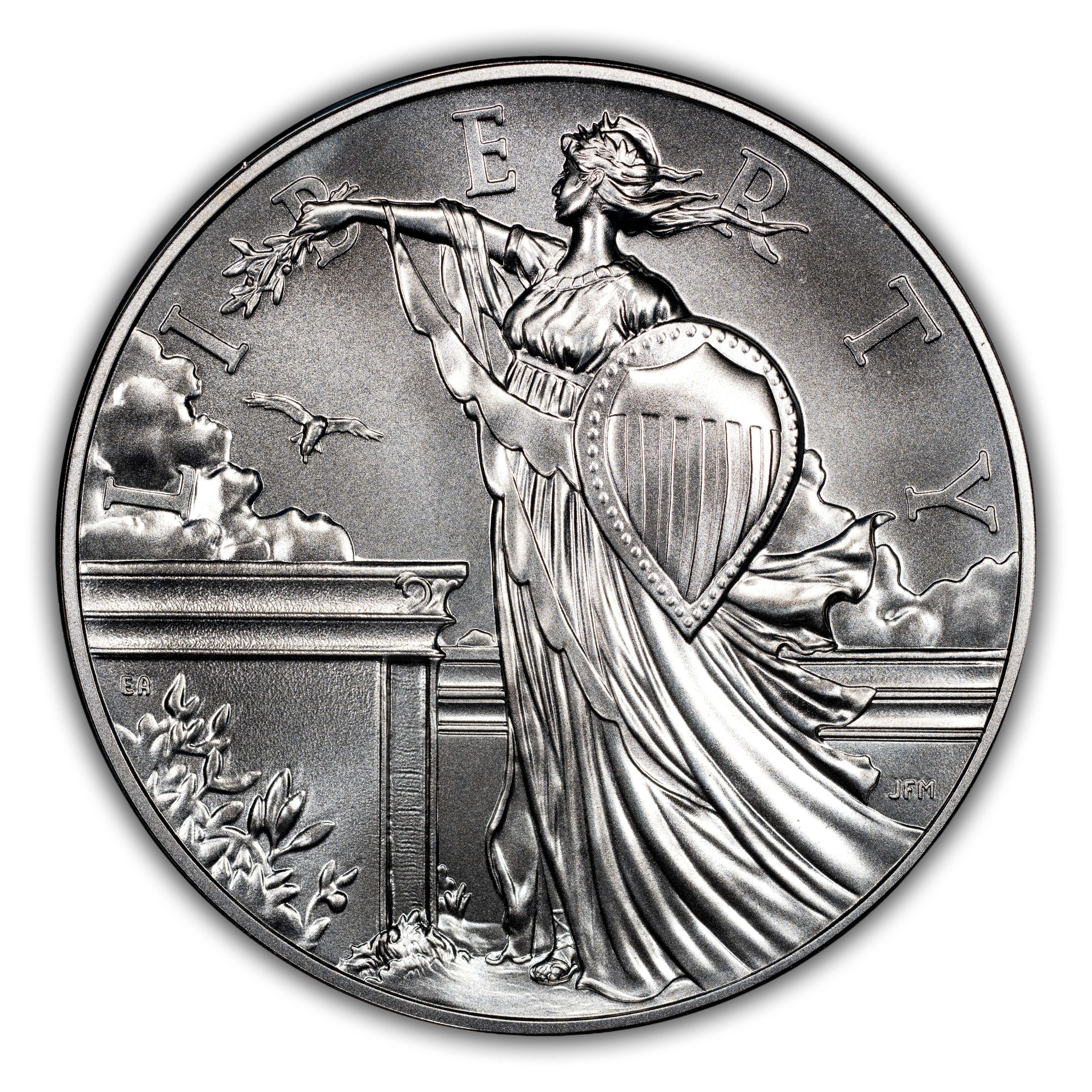 (2026) Medal 1oz Silver, Standing Liberty MS thumbnail 4
