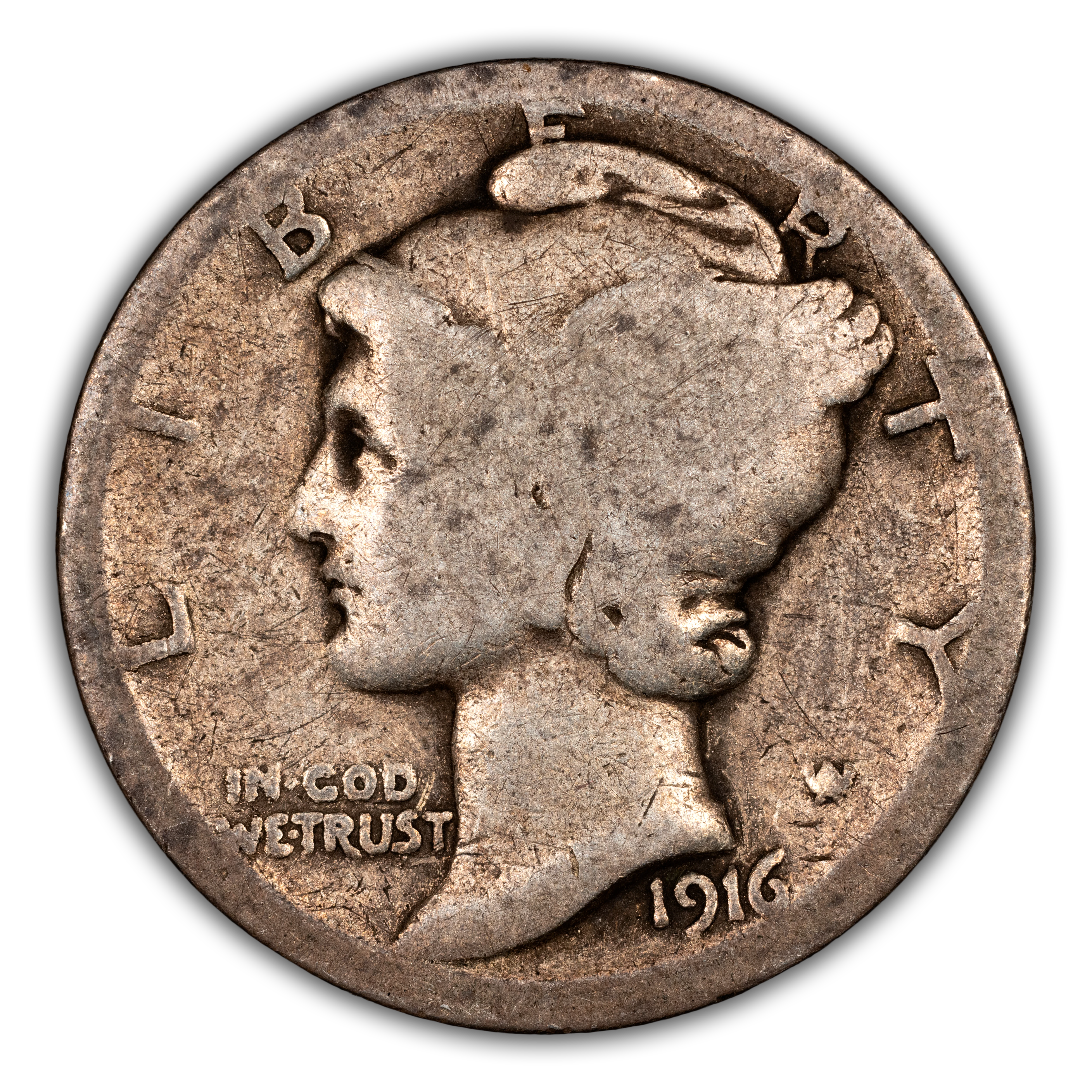 1916-D 10c MS thumbnail 4