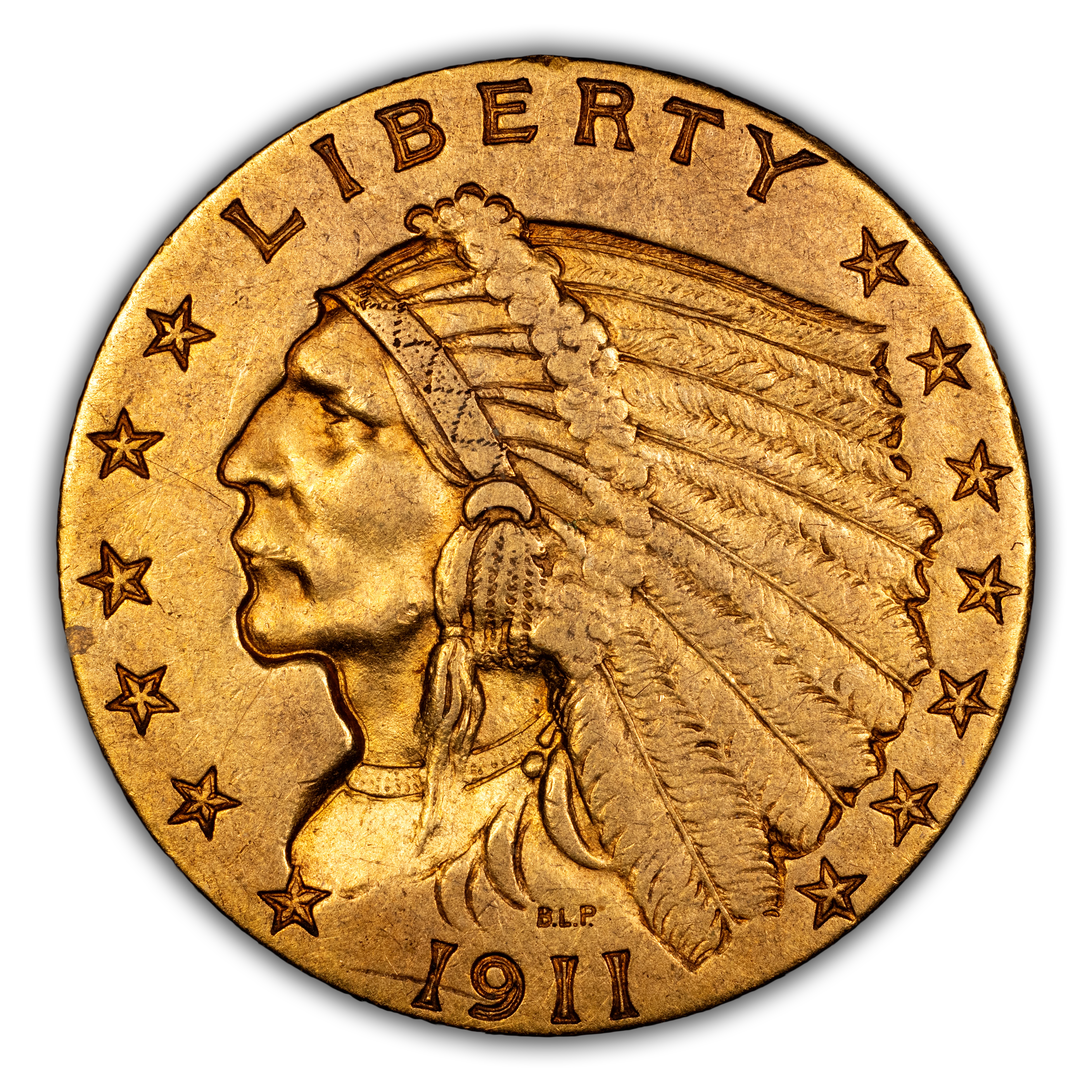 1911 $2 1/2 MS thumbnail 4