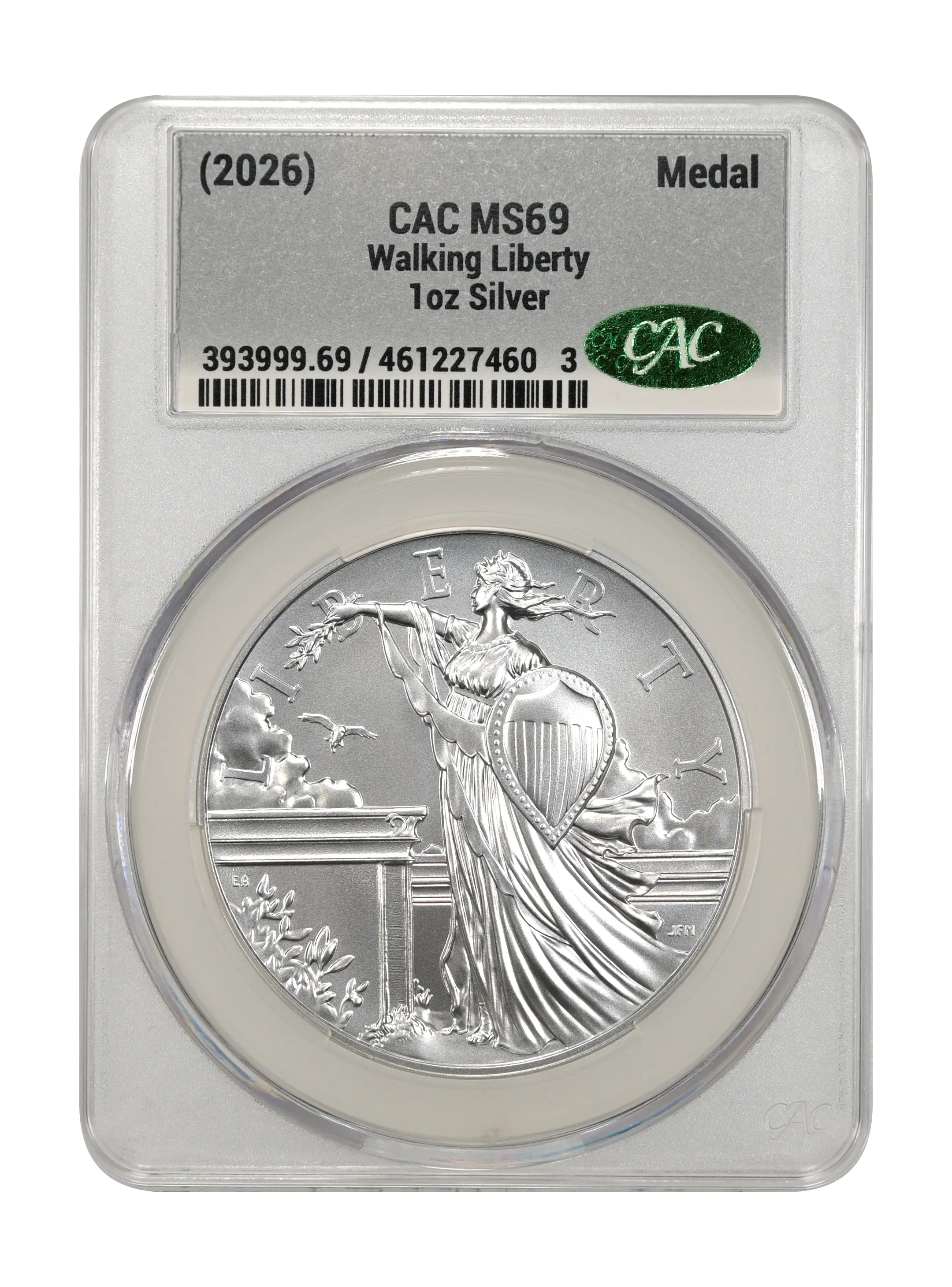 (2026) Medal 1oz Silver, Walking Liberty MS thumbnail 5