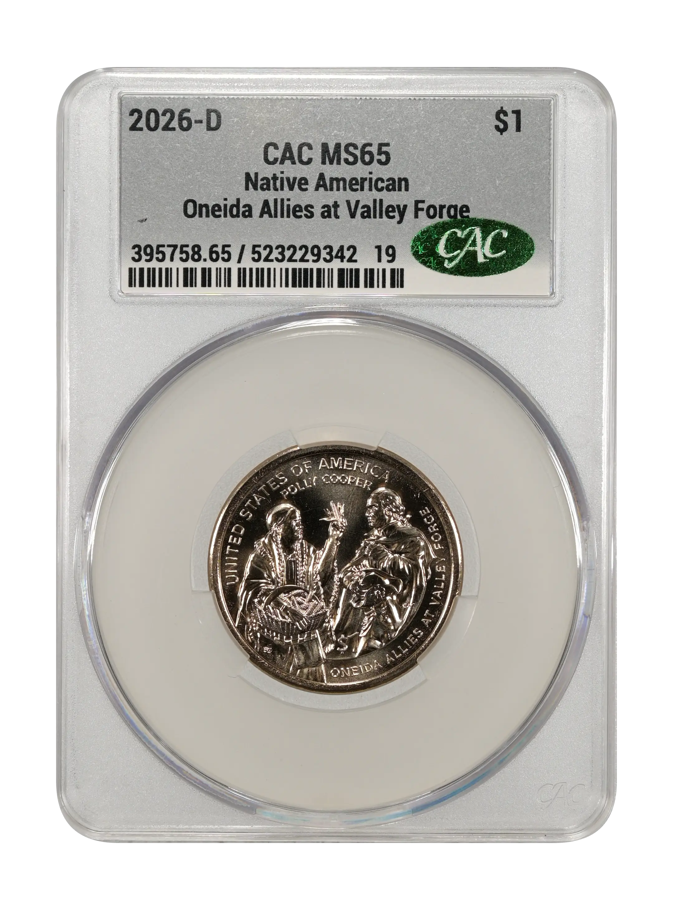 2026-D $1  Native American, Oneida Allies at Valley Forge MS thumbnail 11