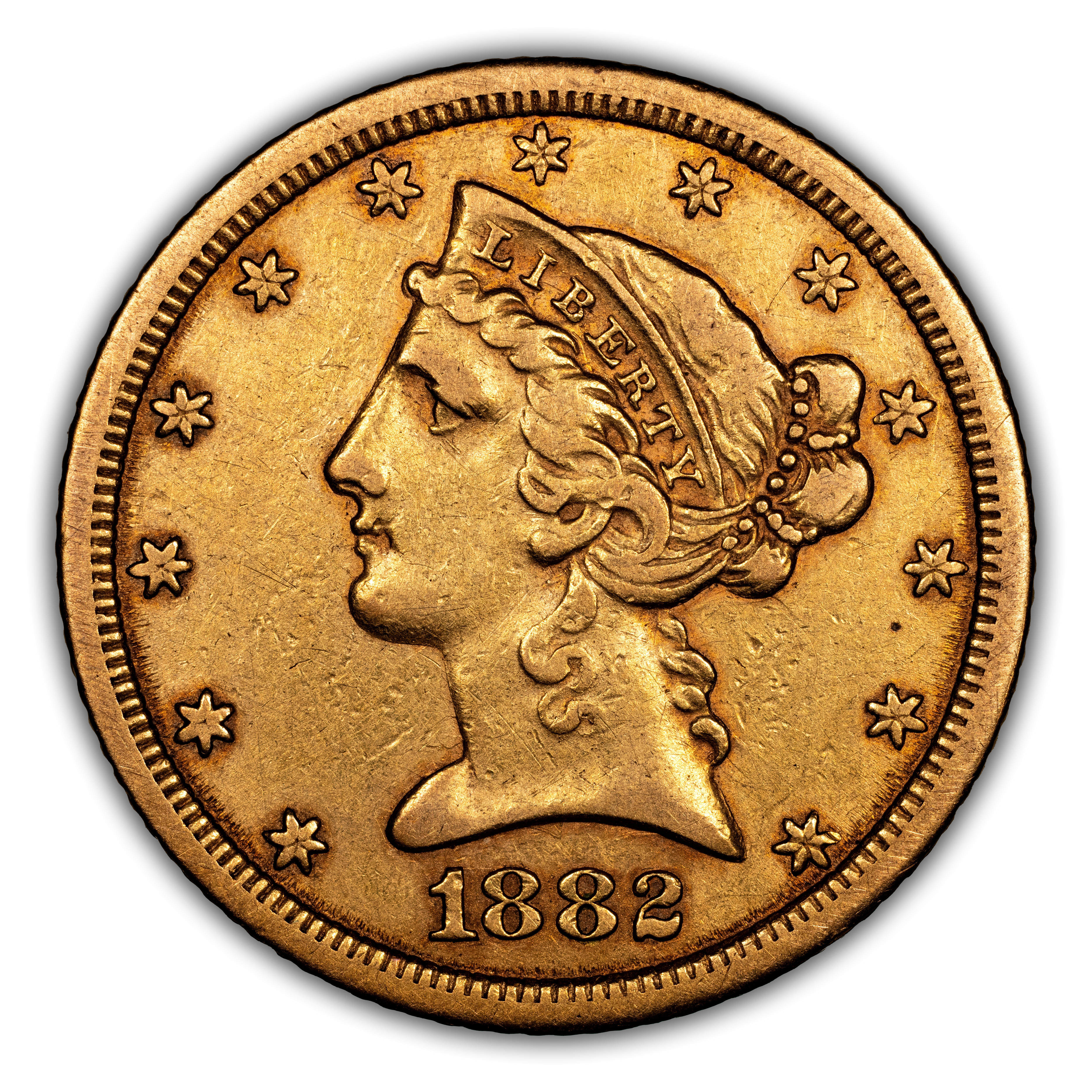 1882-CC $5  MS thumbnail 3