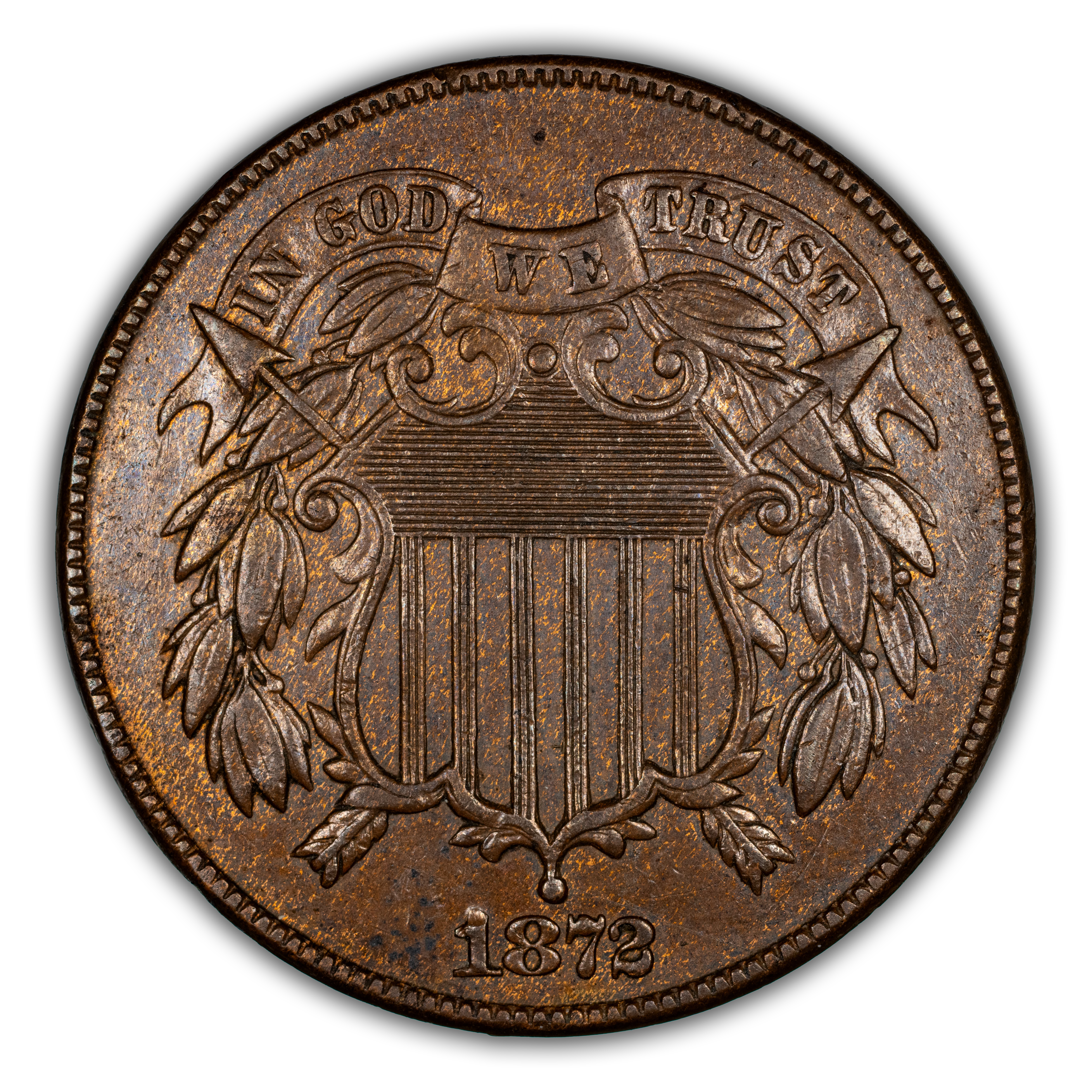 1872 2c MS BN