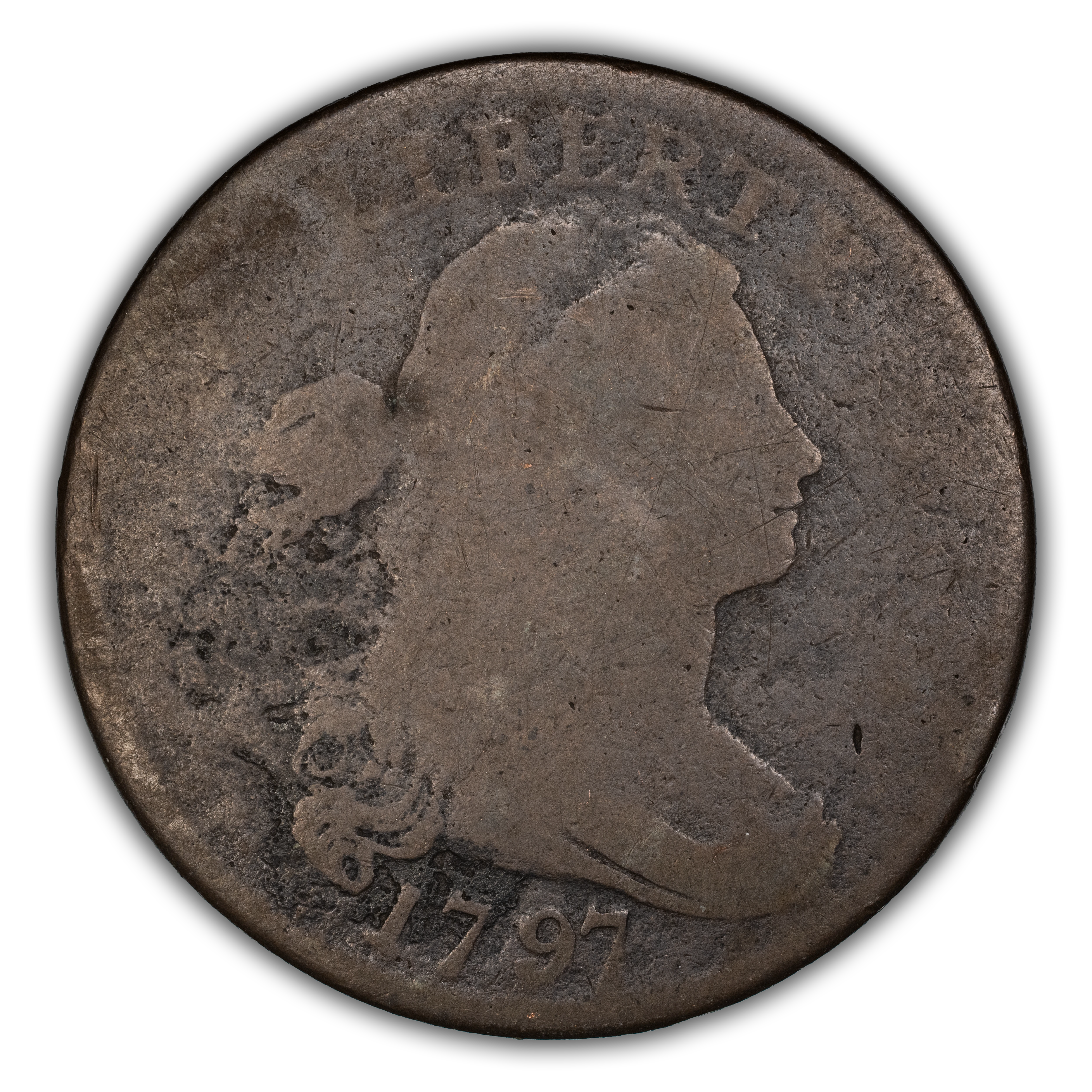 1797 1c Reverse of 1797, Stems MS BN thumbnail 3