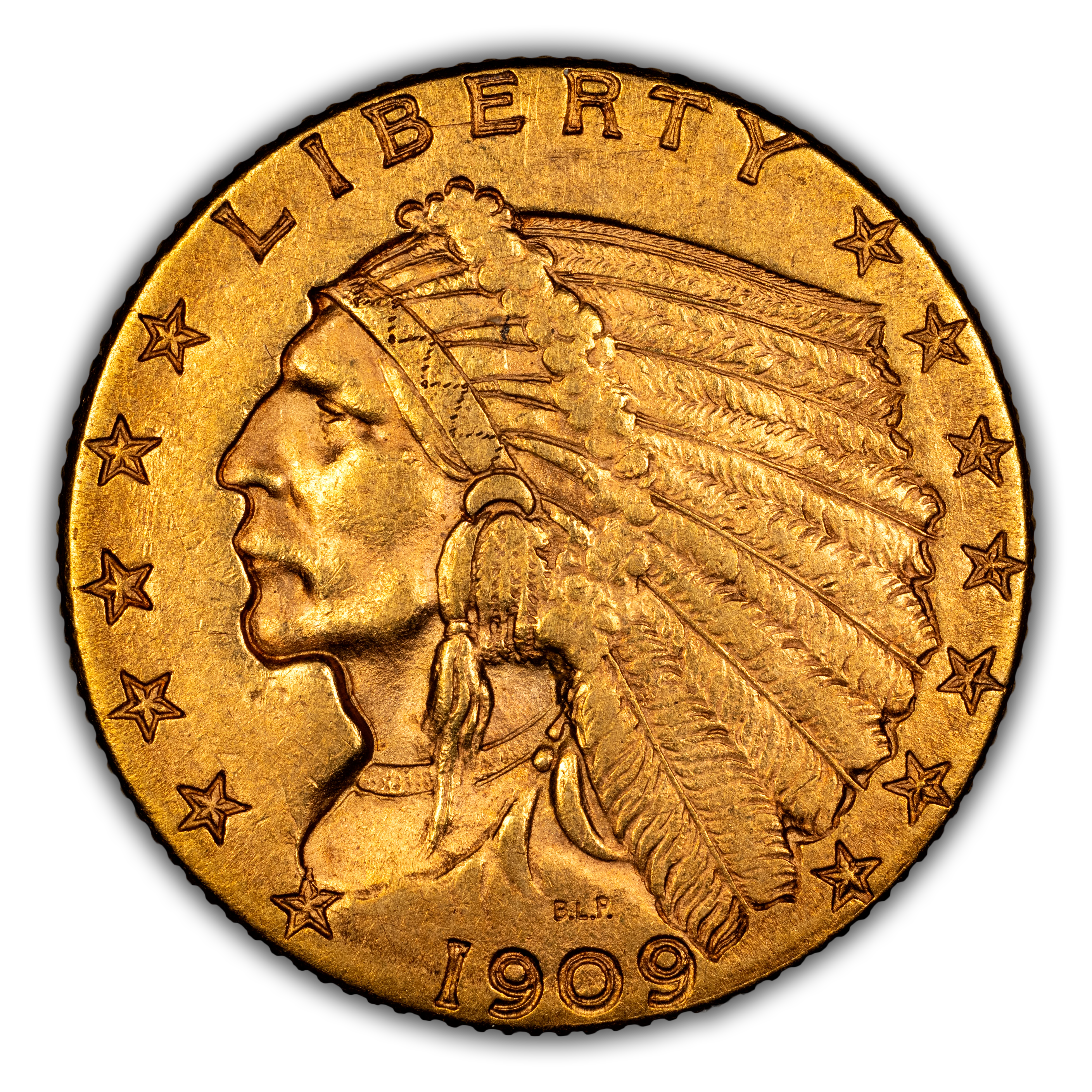 1909 $2 1/2 MS thumbnail 4