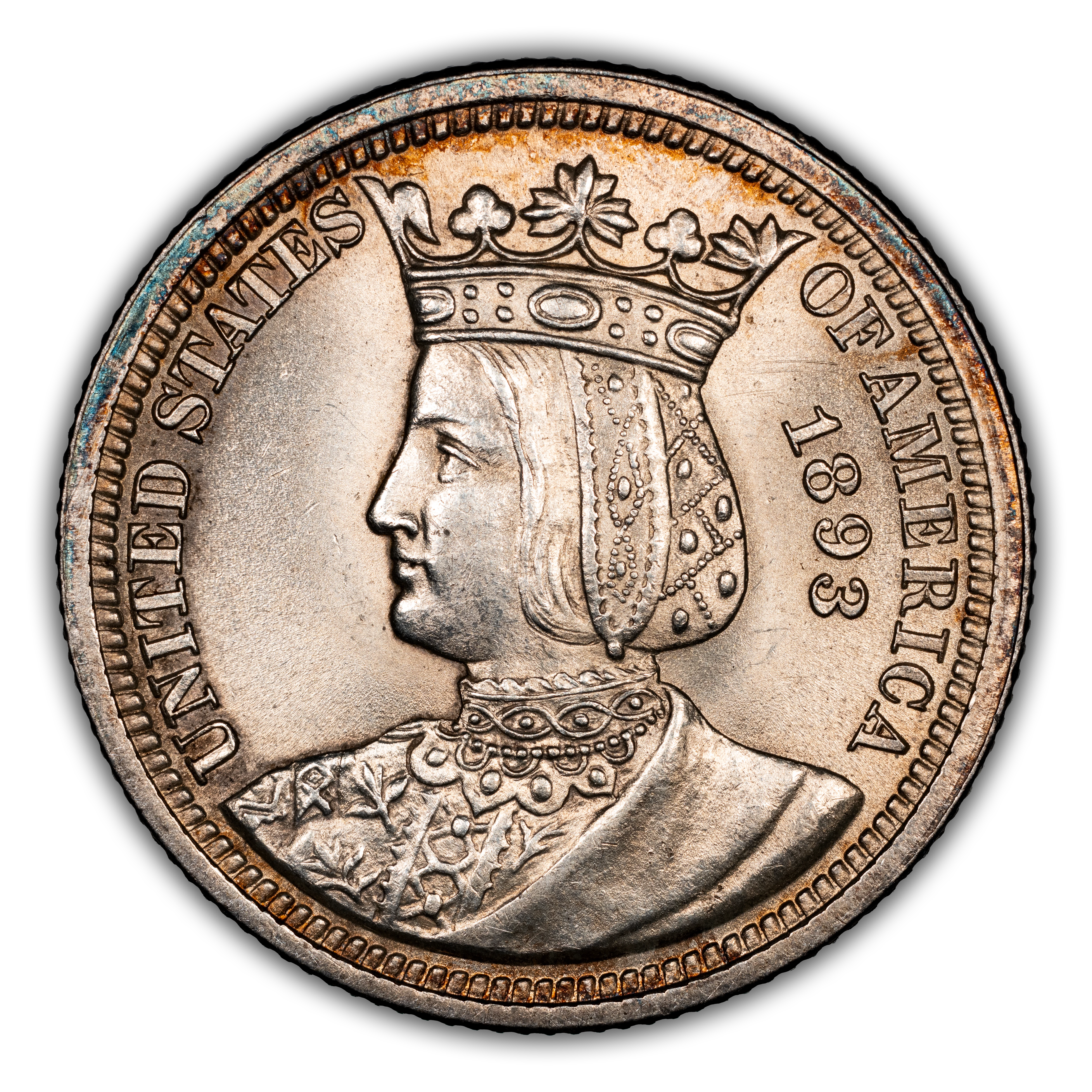 1893 25c Isabella MS thumbnail 5