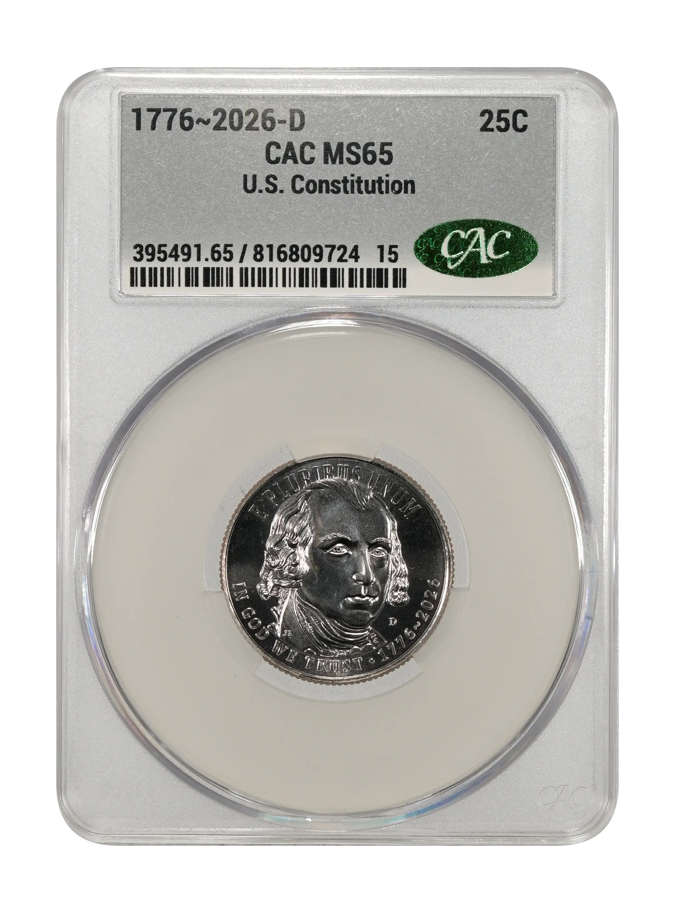 1776~2026-D 25c U.S. Constitution MS thumbnail 5
