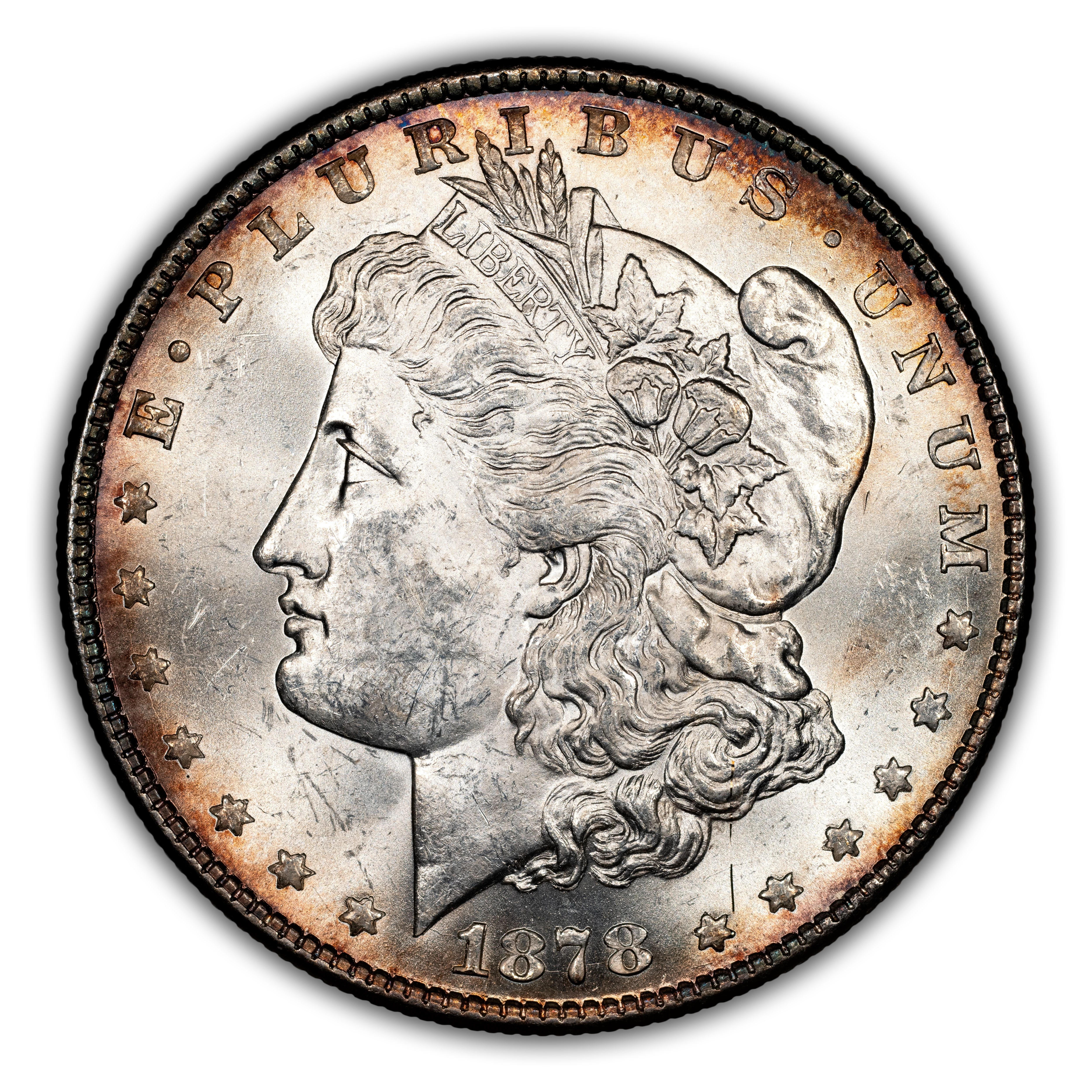 1878 8TF $1  Tripled Stars, VAM-16 MS thumbnail 4