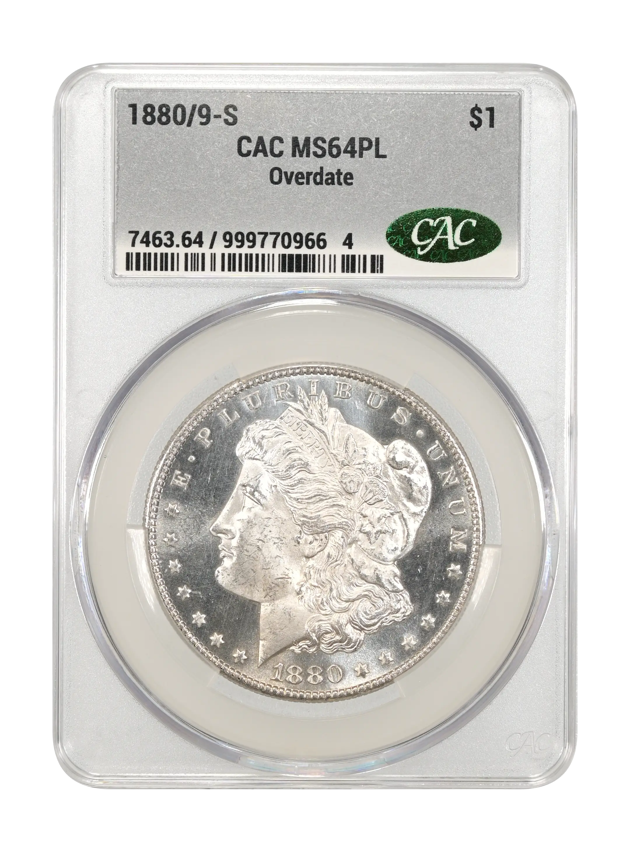 1880/9-S $1  Overdate MS PL thumbnail 13
