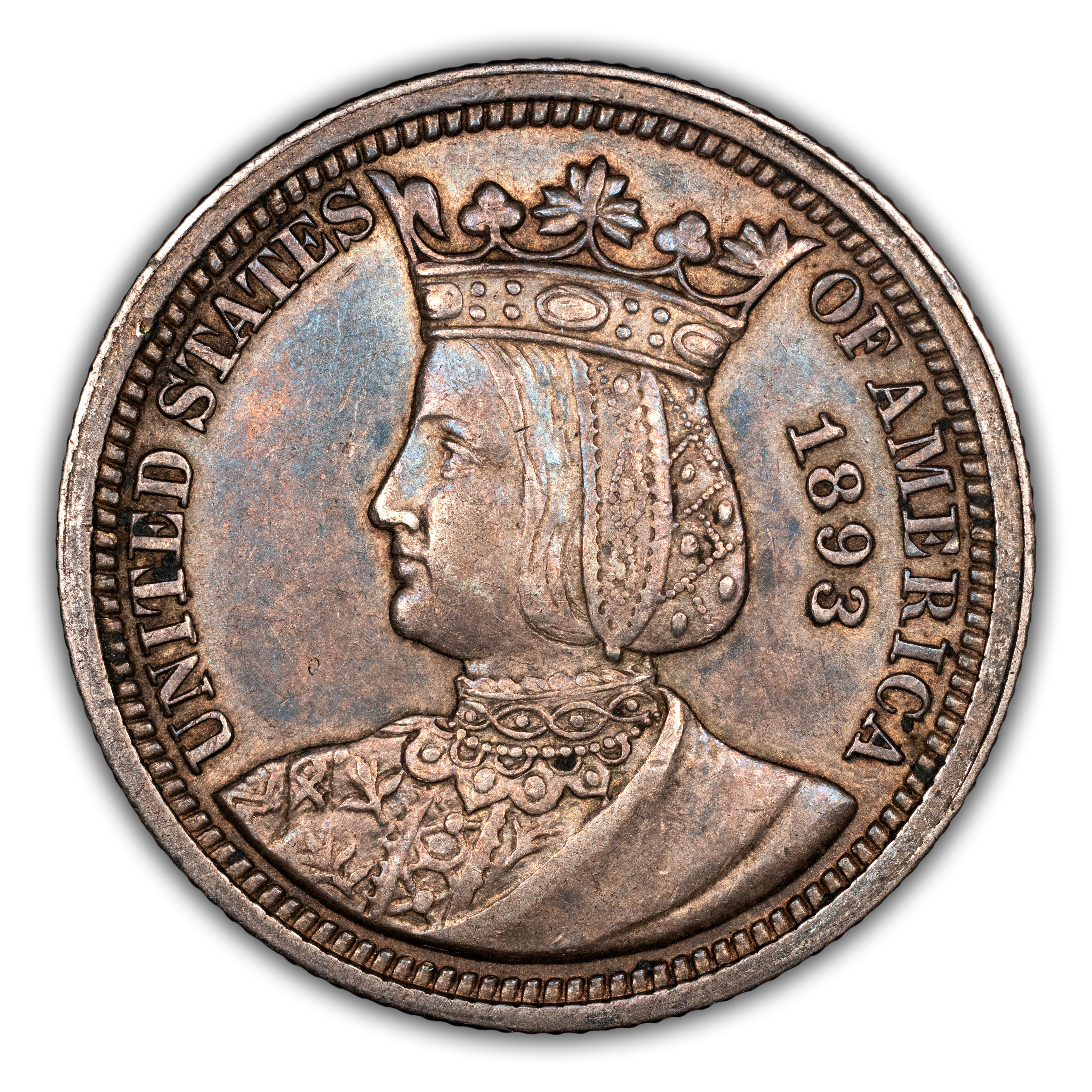 1893 25c Isabella MS thumbnail 4