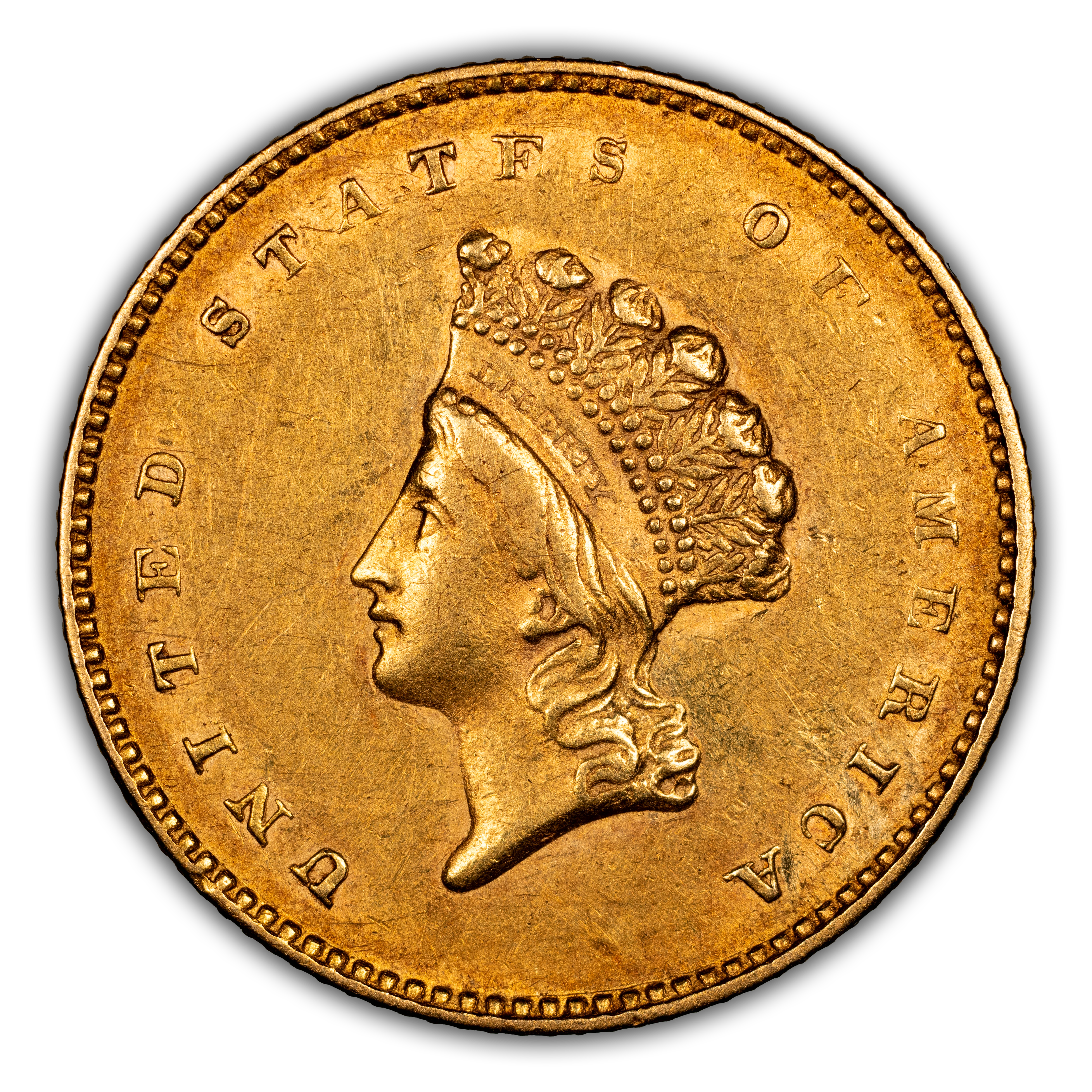 1855 G$1 Type 2 MS thumbnail 3