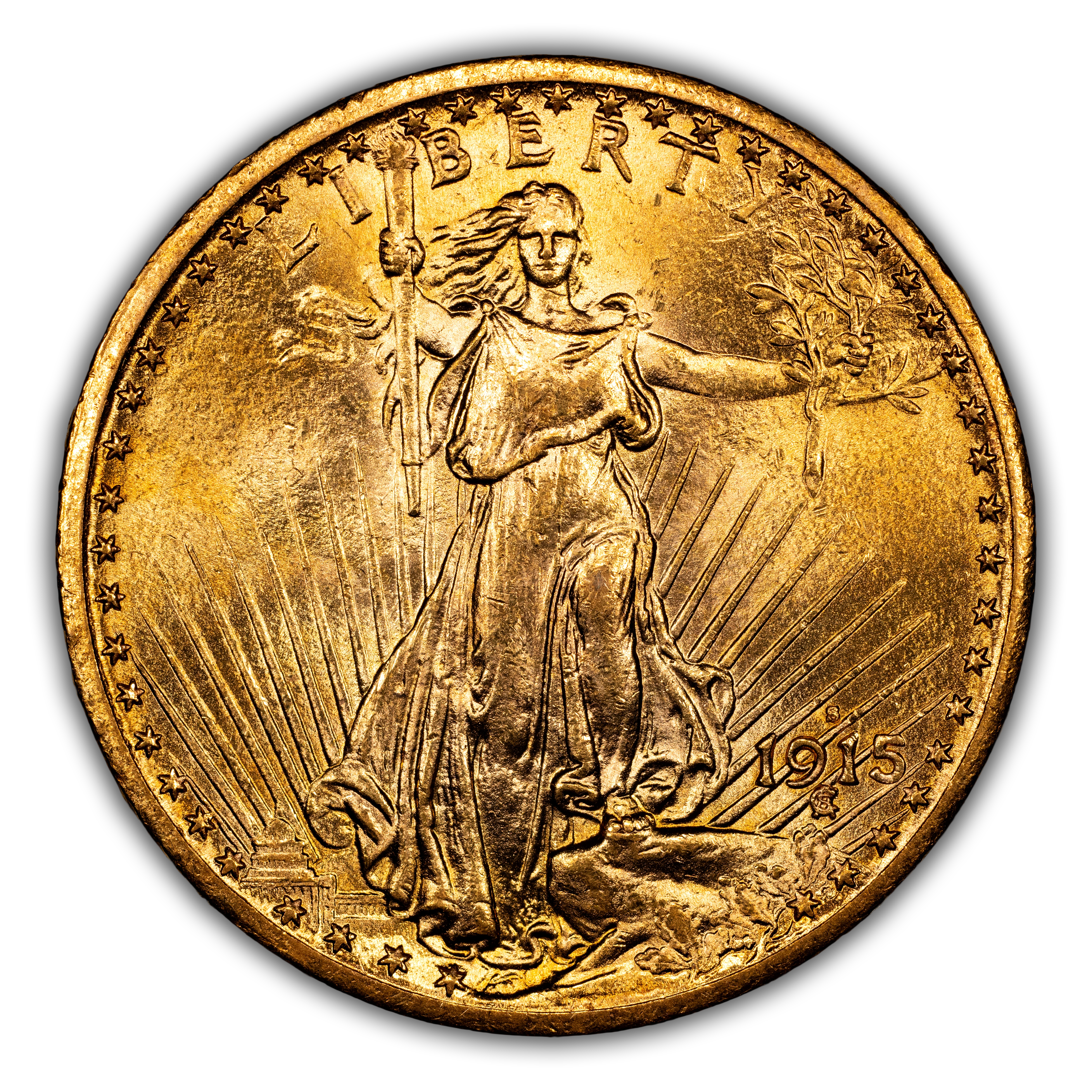 1915-S $20  MS thumbnail 3