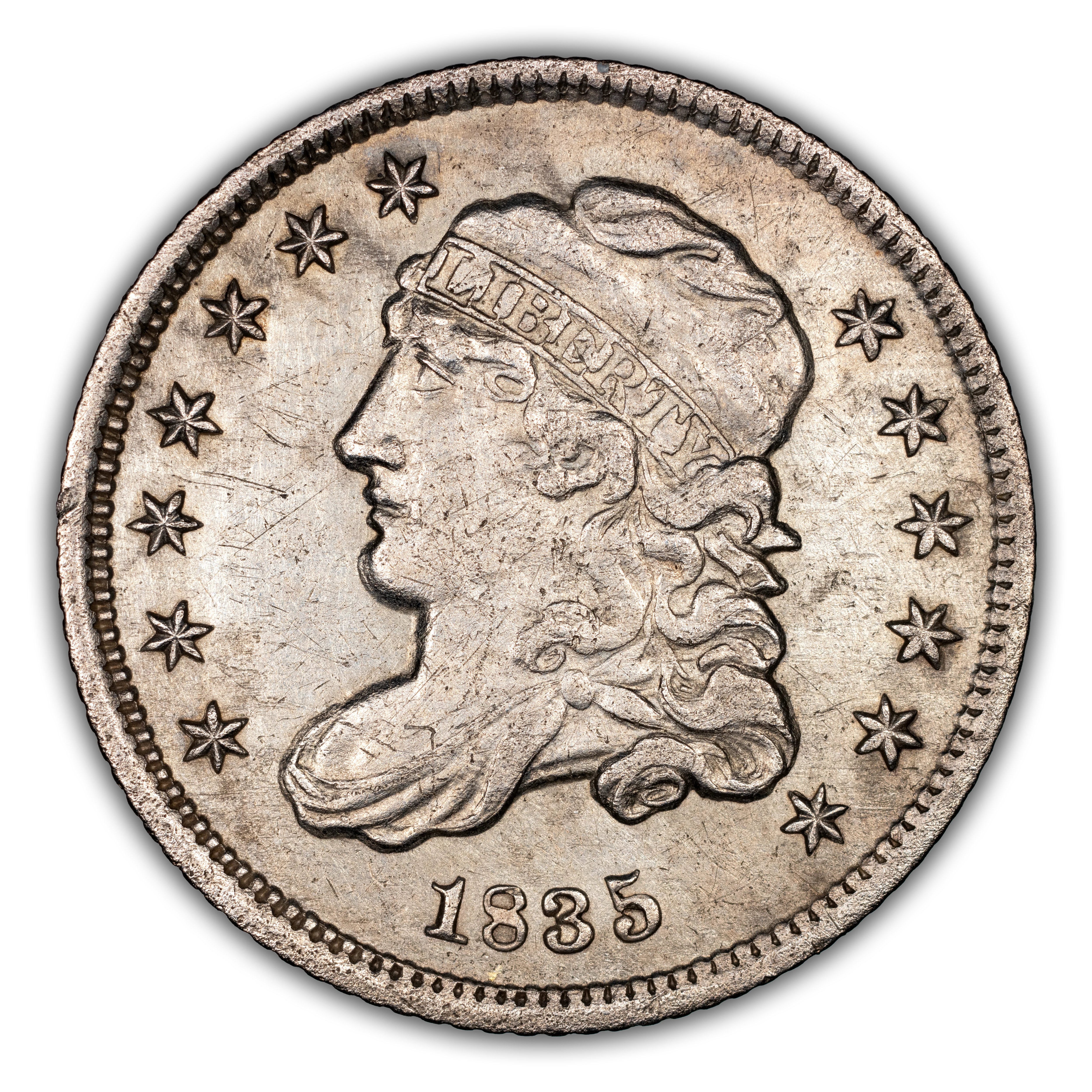 1835 H10c Small Date, Large 5C, LM-9.1 MS