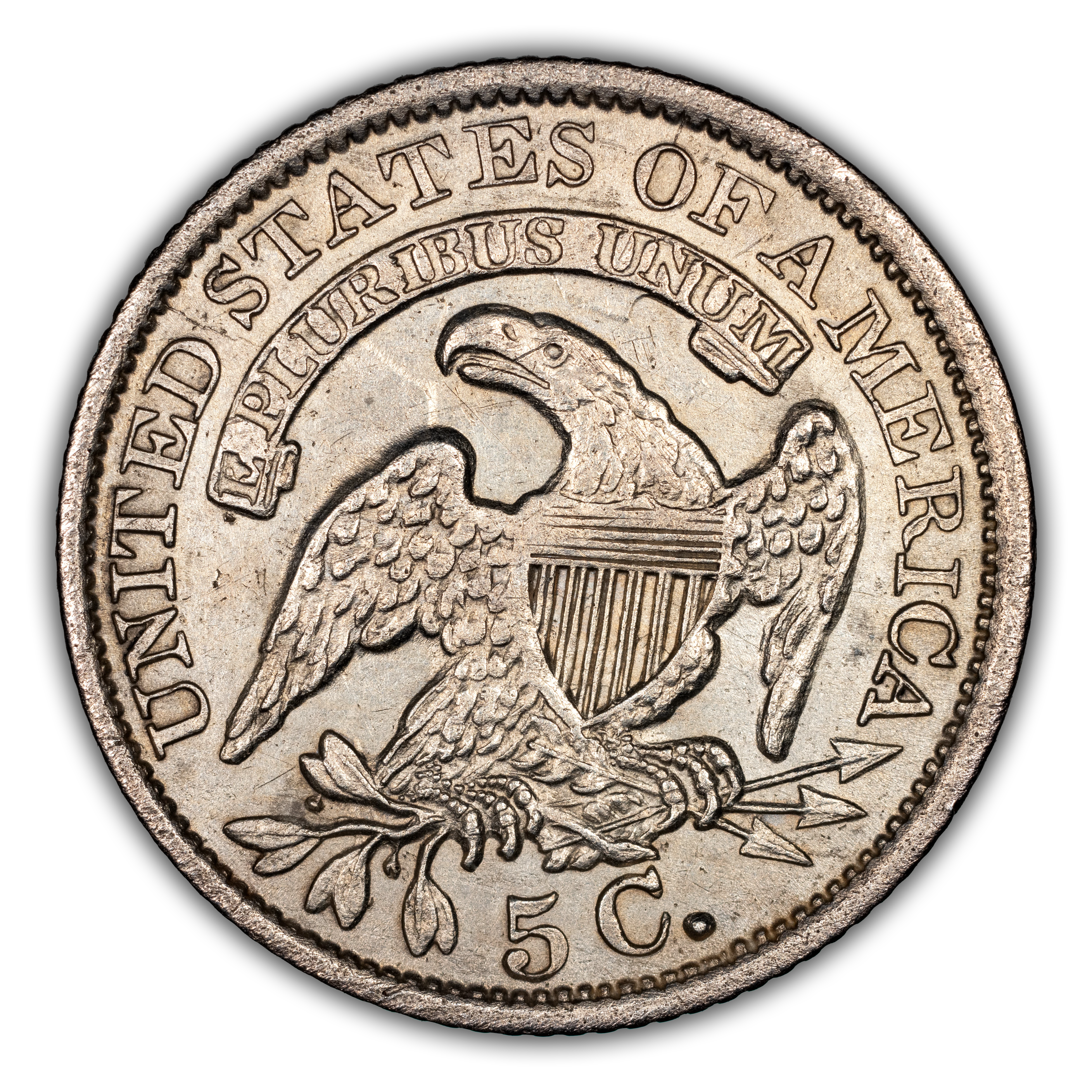 1835 H10c Small Date, Large 5C, LM-9.1 MS thumbnail 3