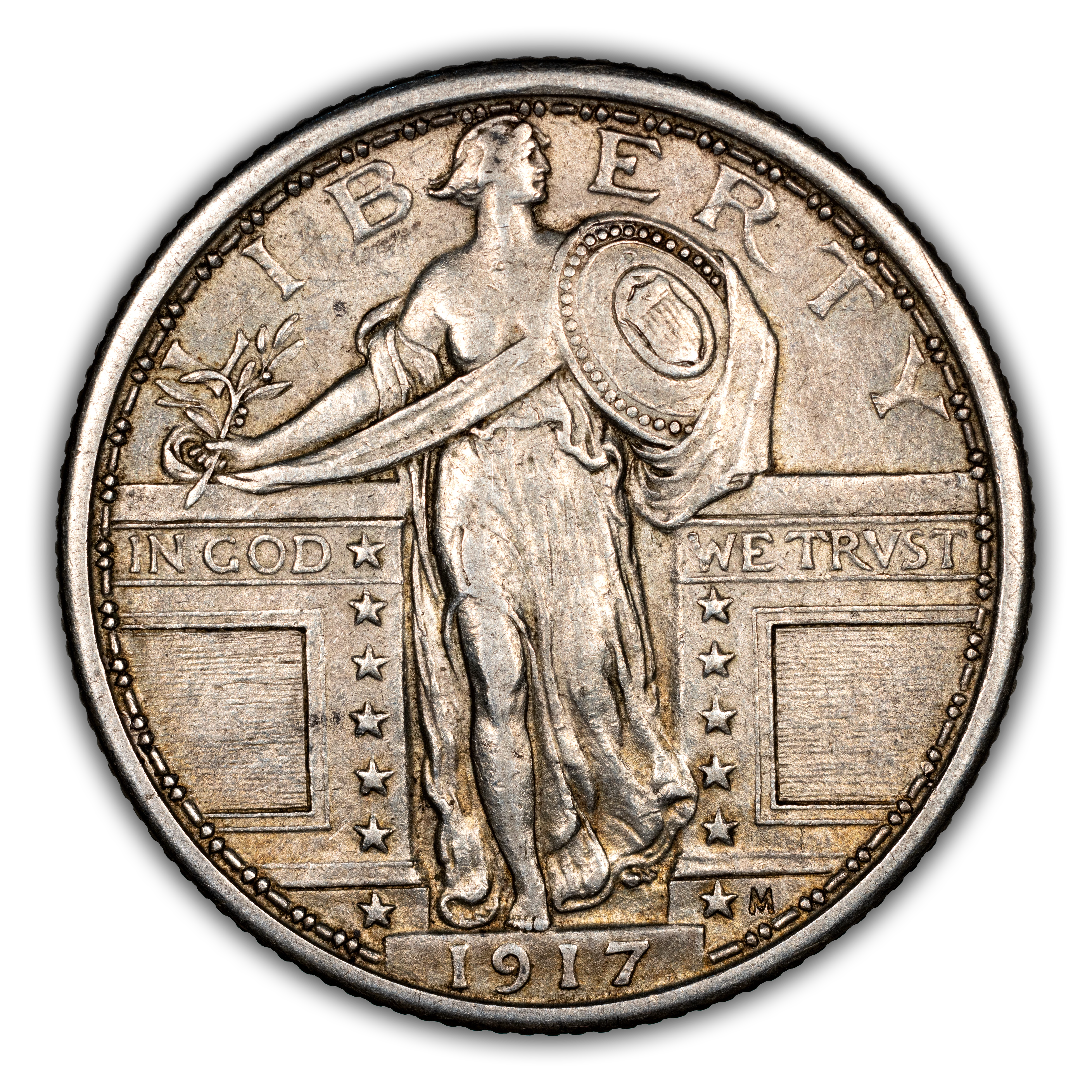 1917 25c Type 1 MS FH thumbnail 9